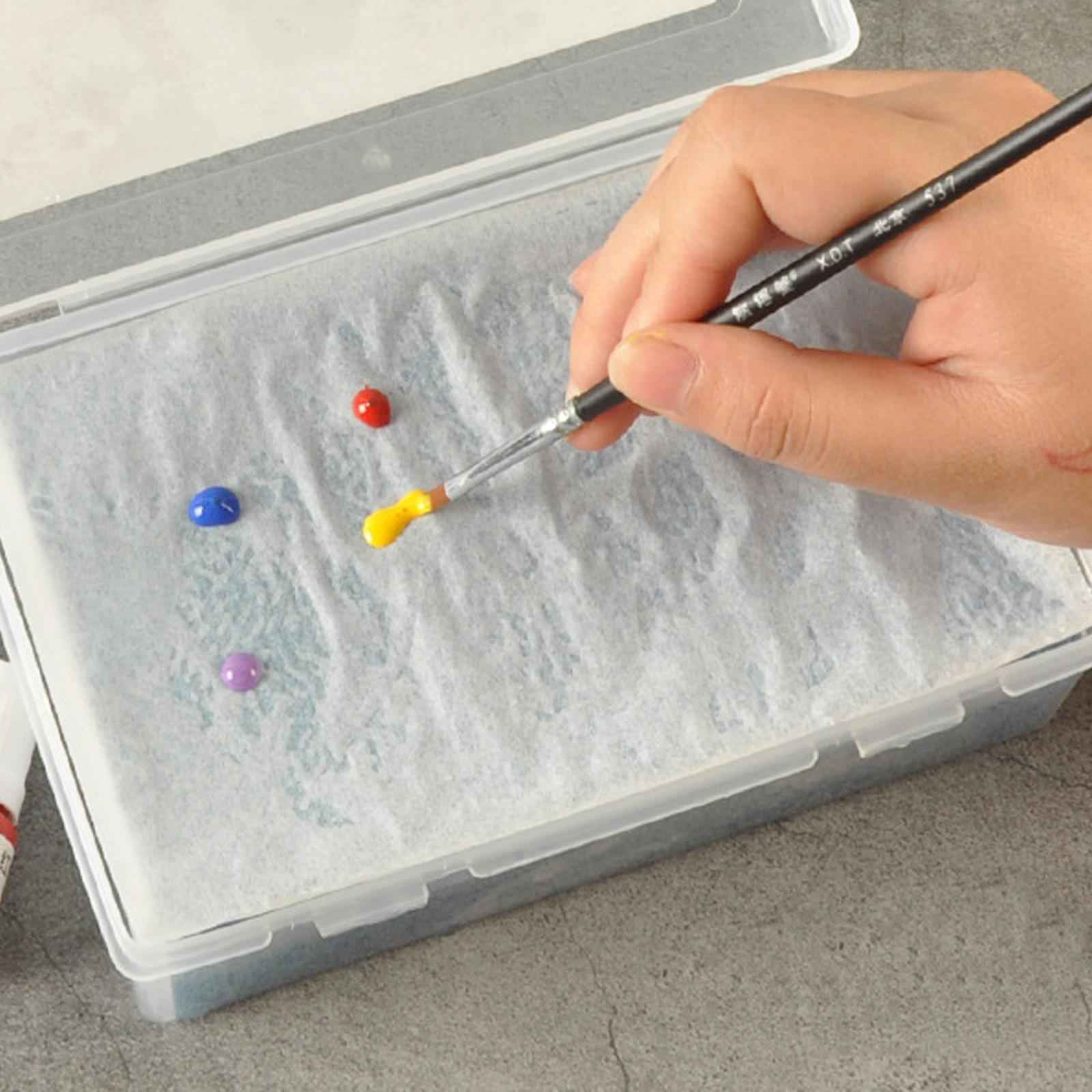 Wet Palette for Acrylic Painting Model Coloring Wet Tray for Model Paint Model Wet Paper