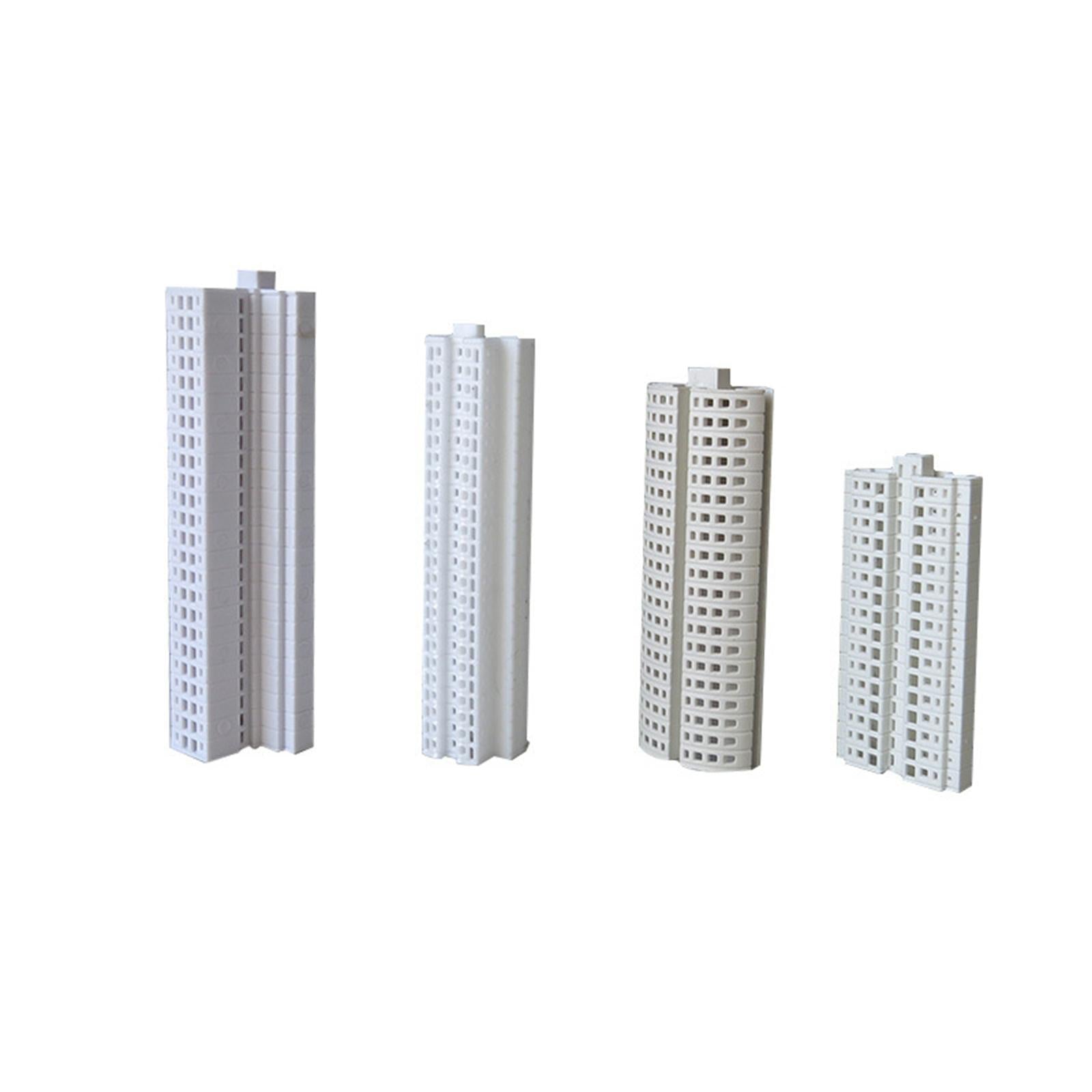 4xDiorama Residential Building 1/800 Construction Building Landscape Materials Style D