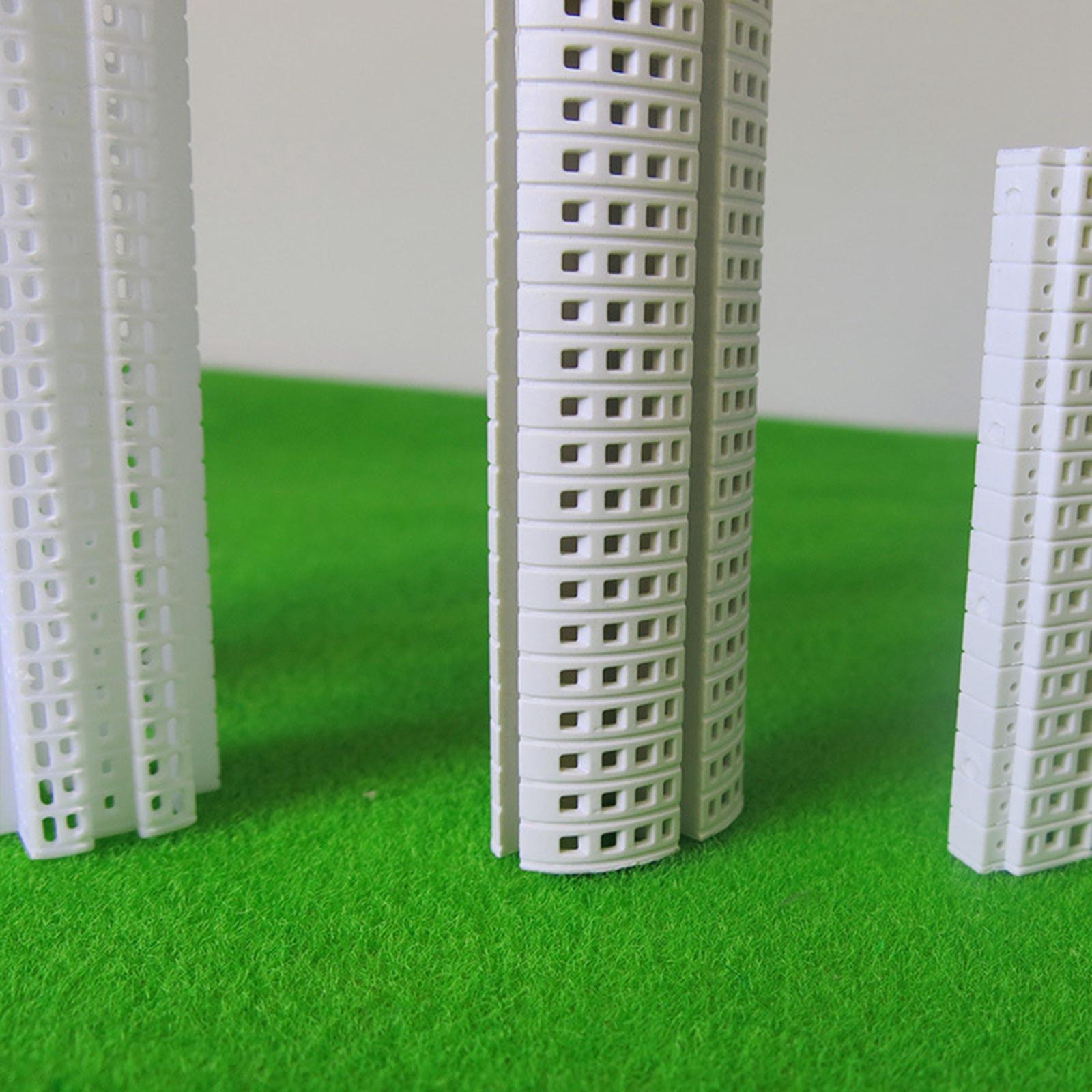 3xDiorama Residential Building 1/800 Construction Building Landscape Materials Style D