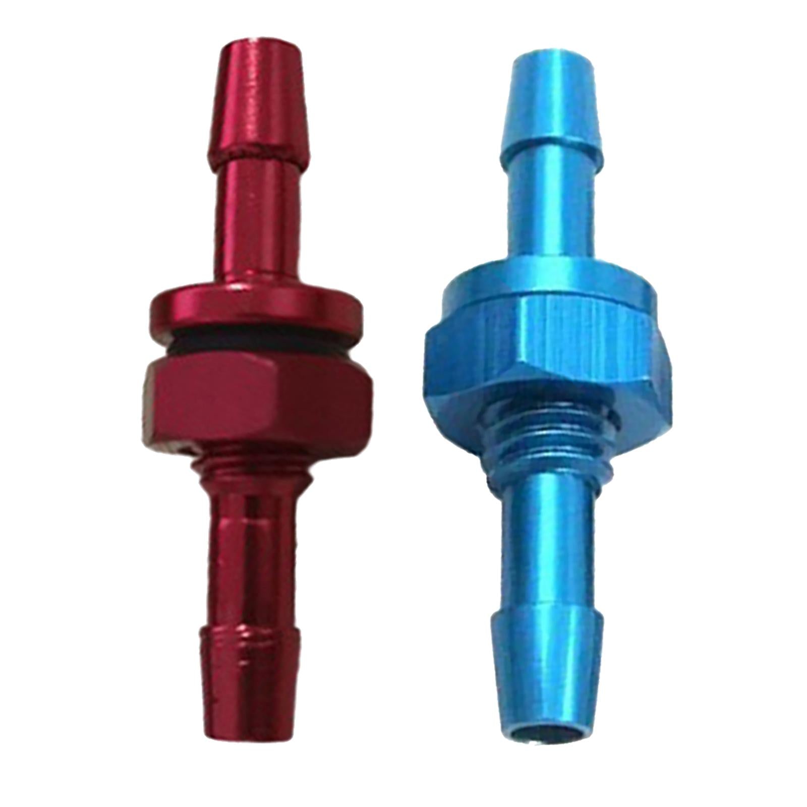 2xRC Boat M6 Water Nozzle Upgrade Metal Water Outlet for RC Jet Boats DIY Accs red