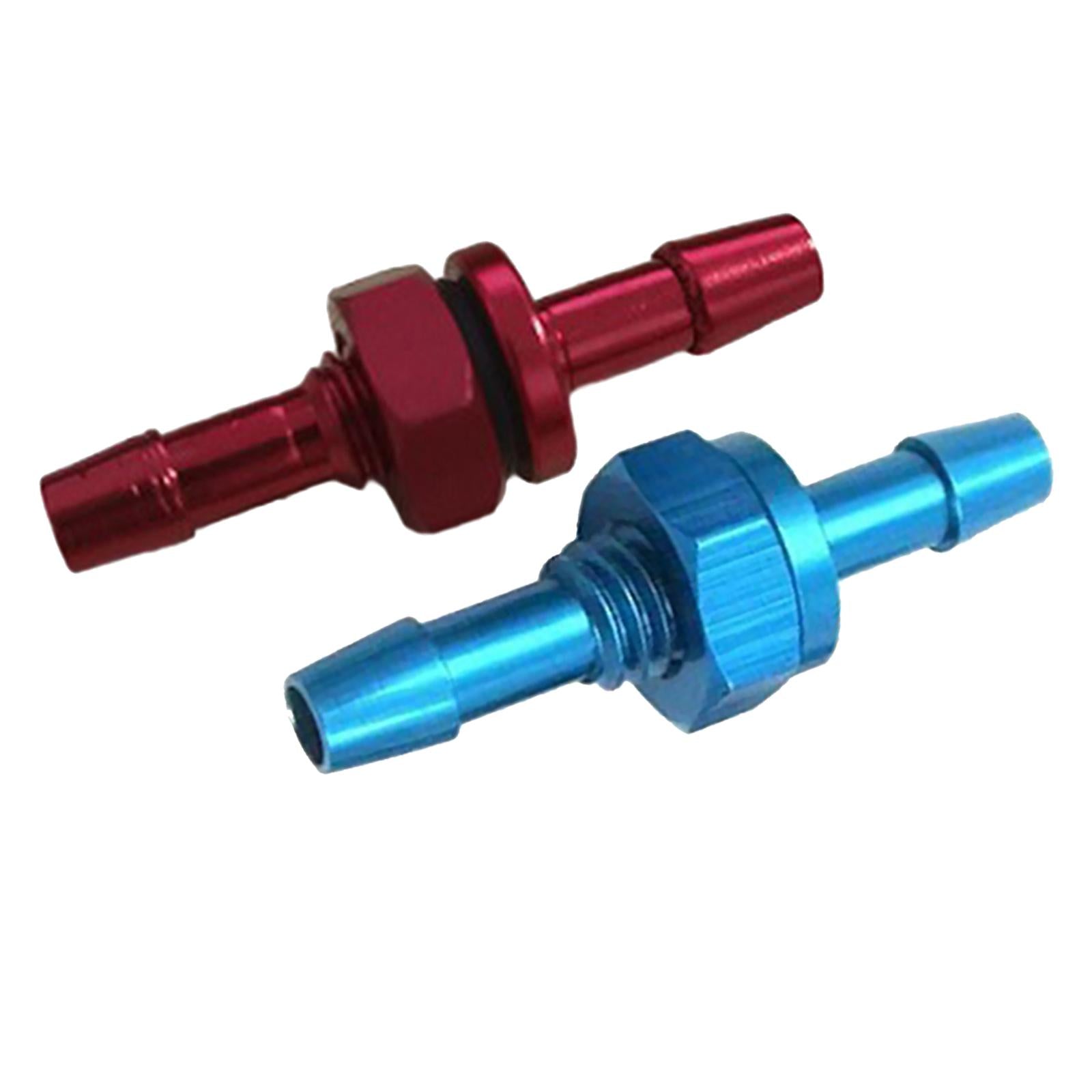 2xRC Boat M6 Water Nozzle Upgrade Metal Water Outlet for RC Jet Boats DIY Accs red