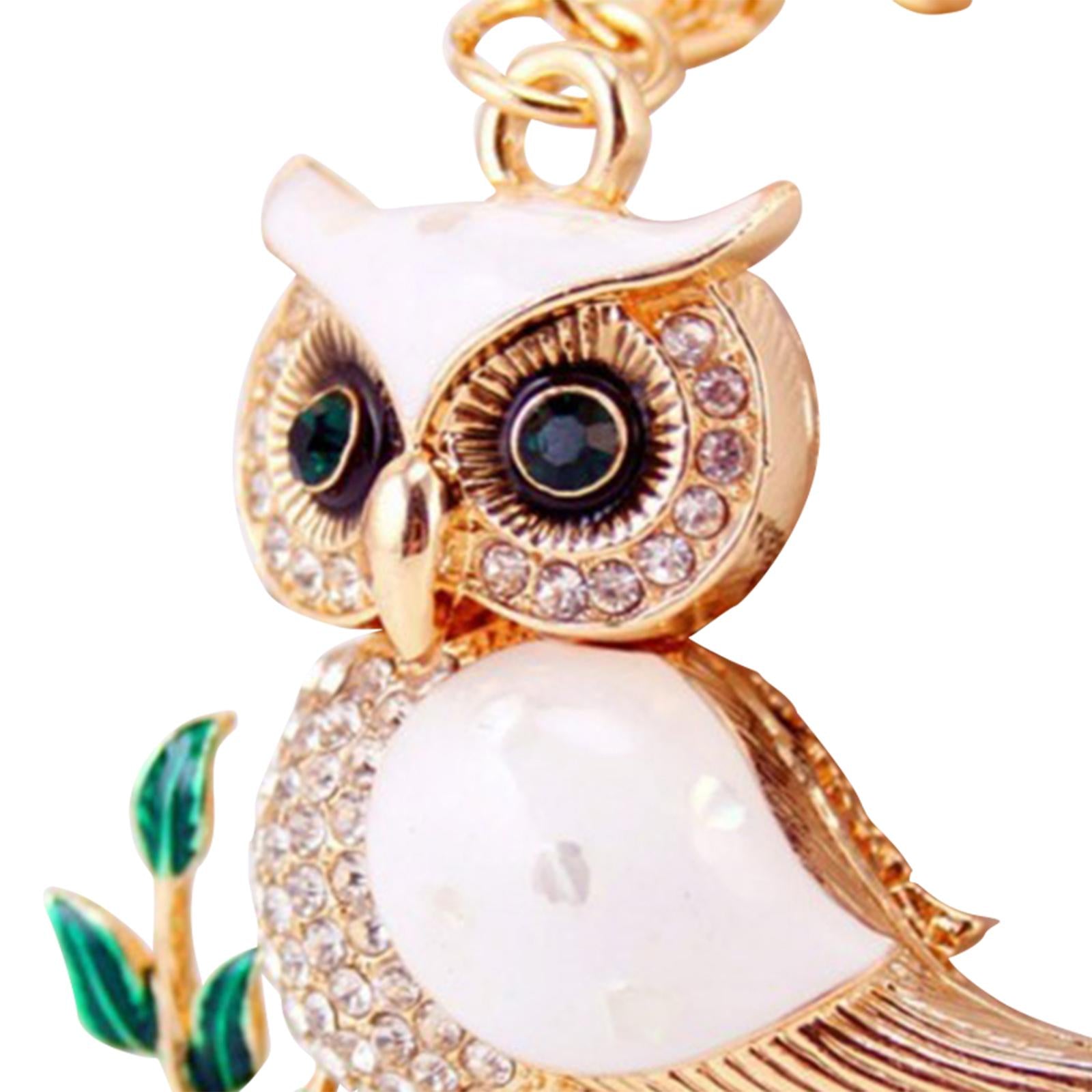 2xCreative Owl Rings Wedding Handcrafted Animal Key Rings for Women Girls Kids