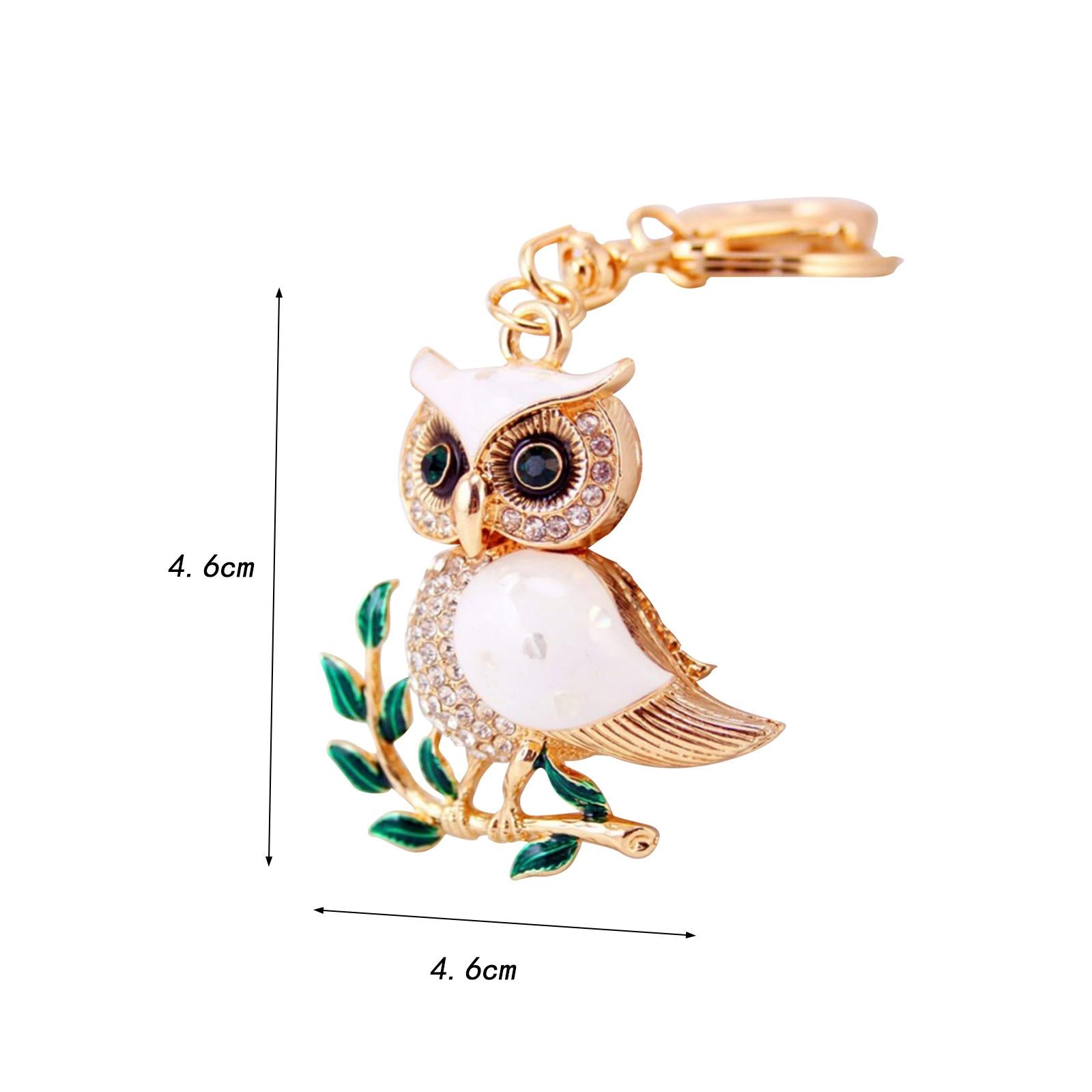 3xCreative Owl Rings Wedding Handcrafted Animal Key Rings for Women Girls Kids