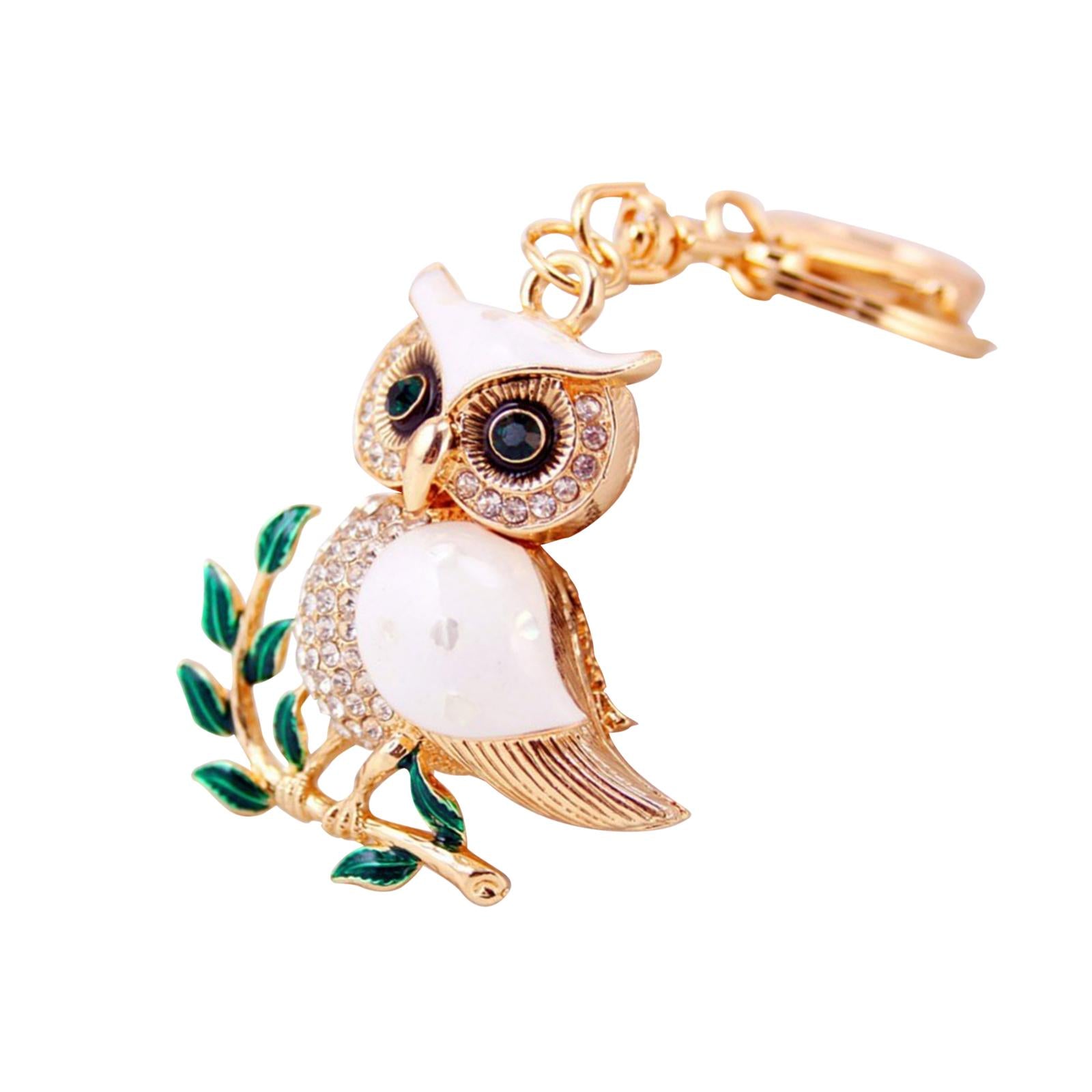 4xCreative Owl Rings Wedding Handcrafted Animal Key Rings for Women Girls Kids