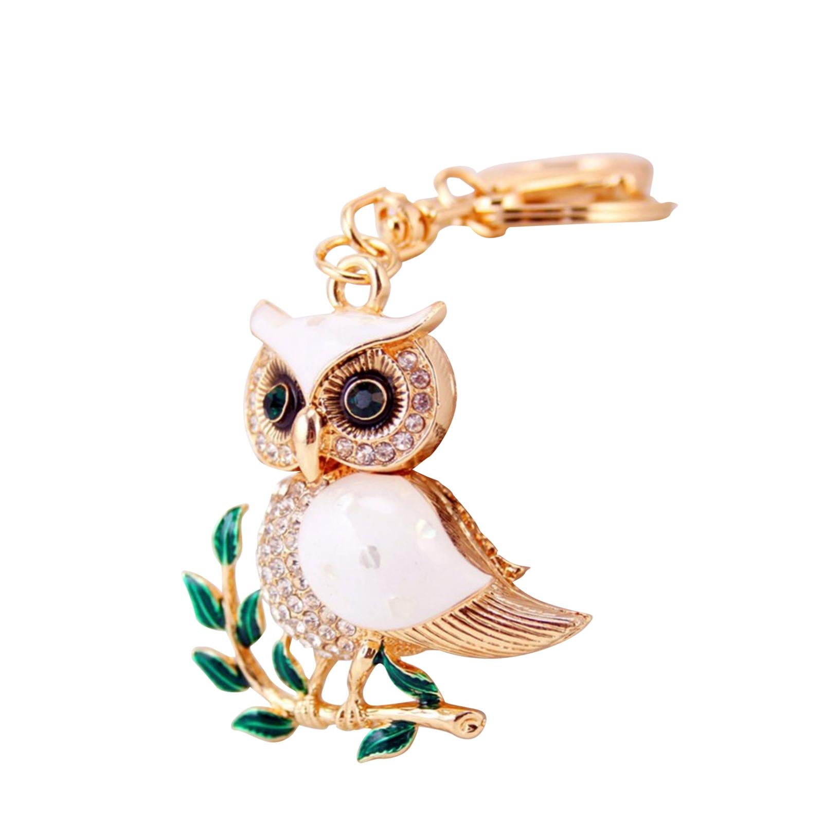 3xCreative Owl Rings Wedding Handcrafted Animal Key Rings for Women Girls Kids