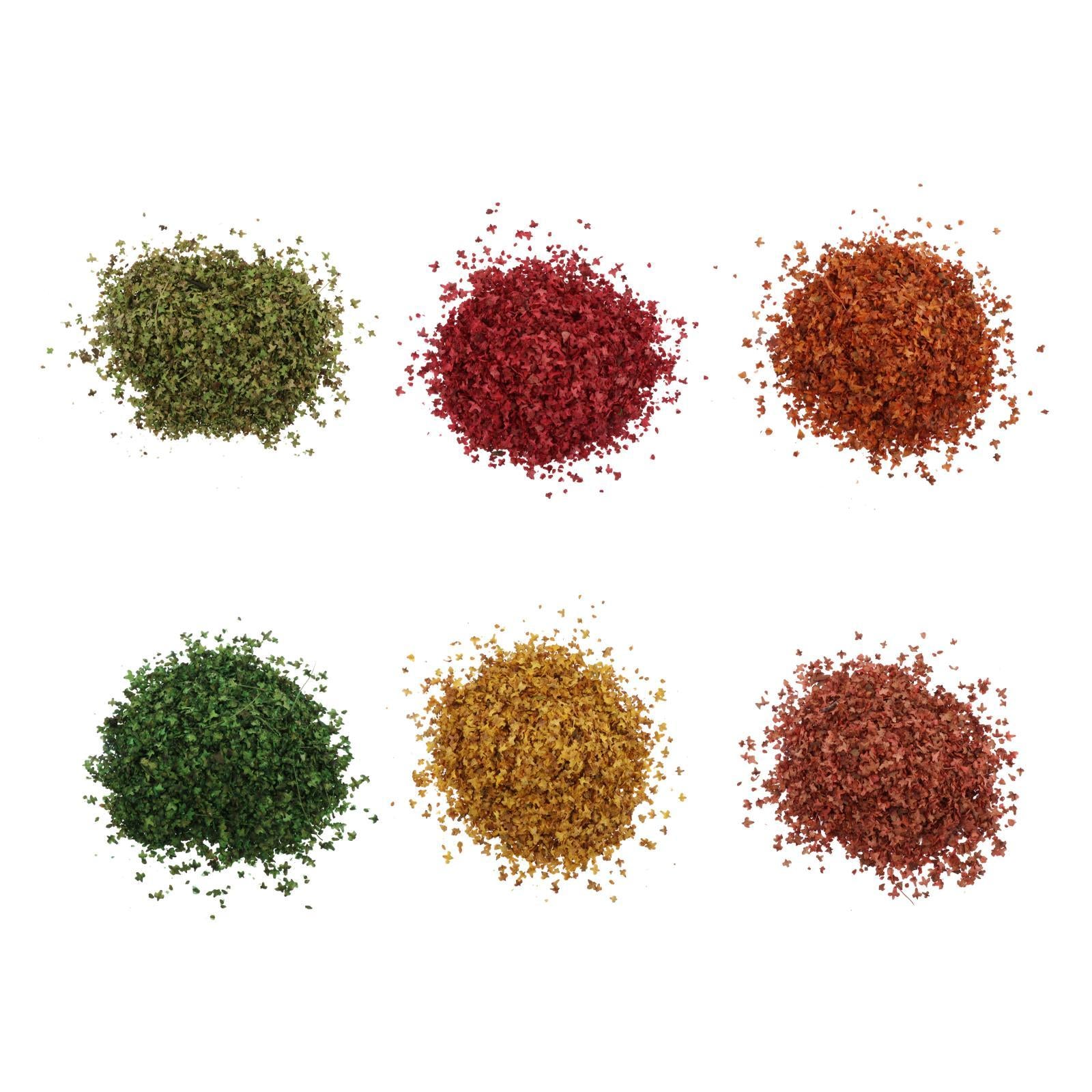 4xRealistic Miniature Leaves Simulation Leaves for Train DIY Mini Model Layout Summer Green