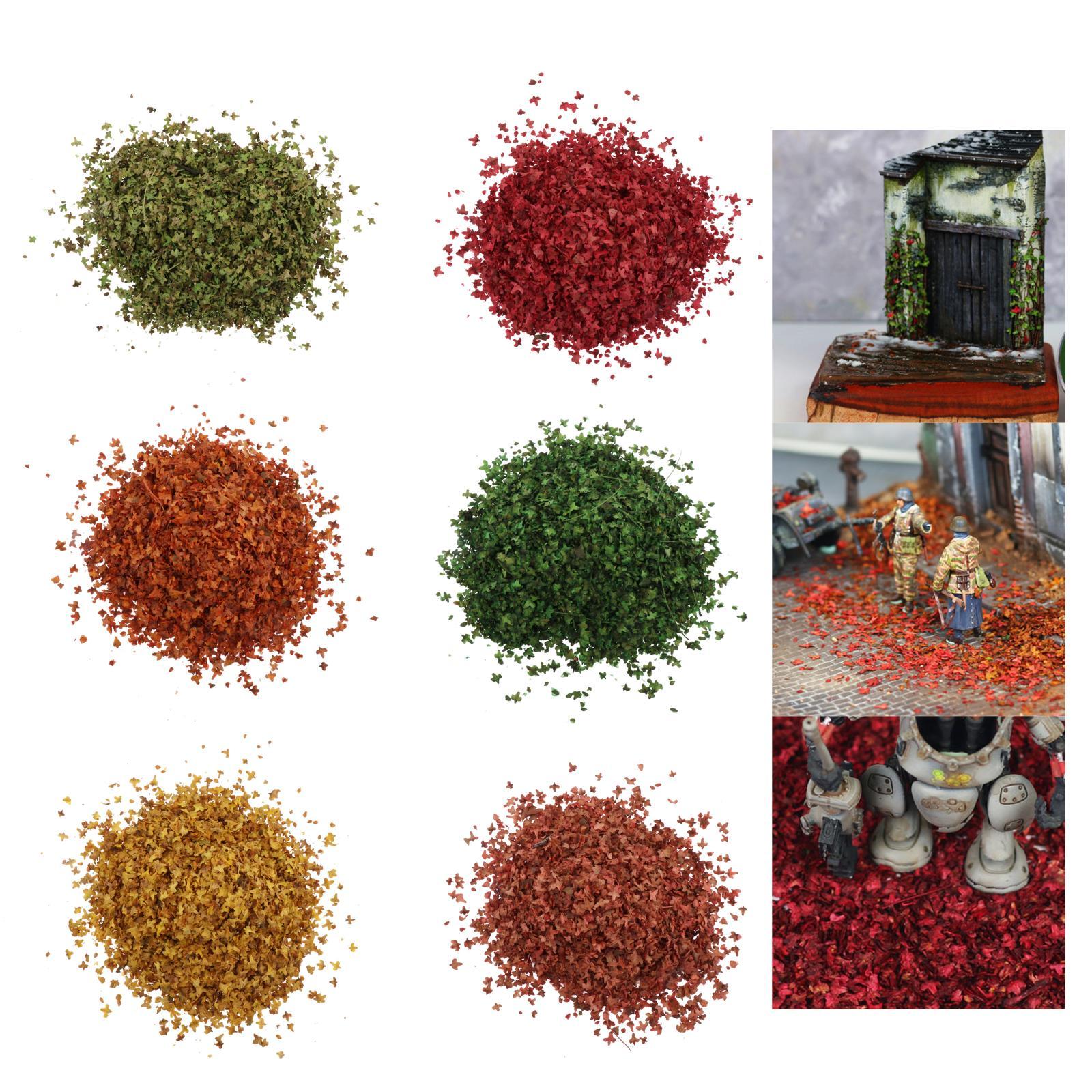 3xRealistic Miniature Leaves Simulation Leaves for Train DIY Mini Model Layout Summer Green