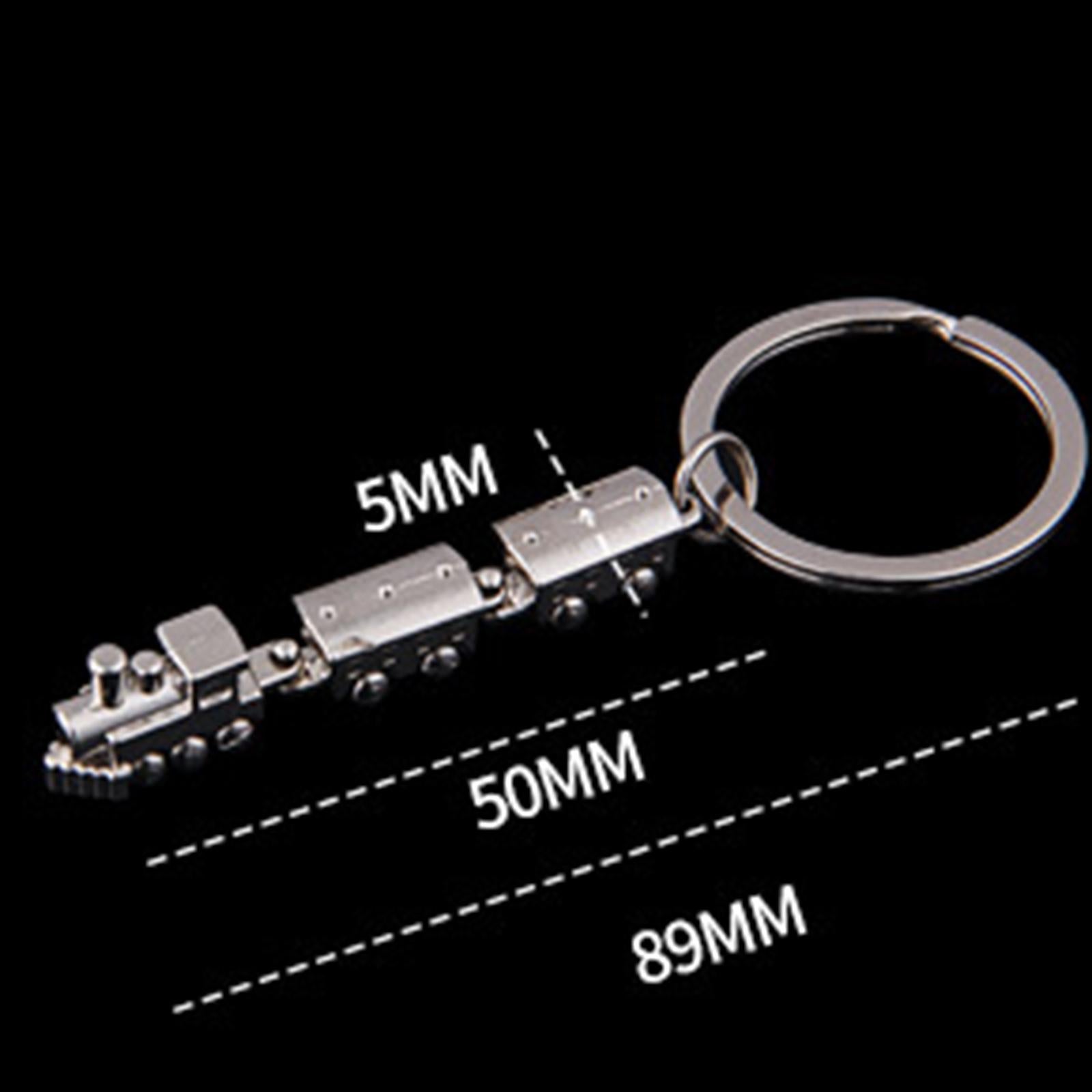 4xMini Train Keychain Key Holder Train Enthusiast Present Valentines Day Gifts