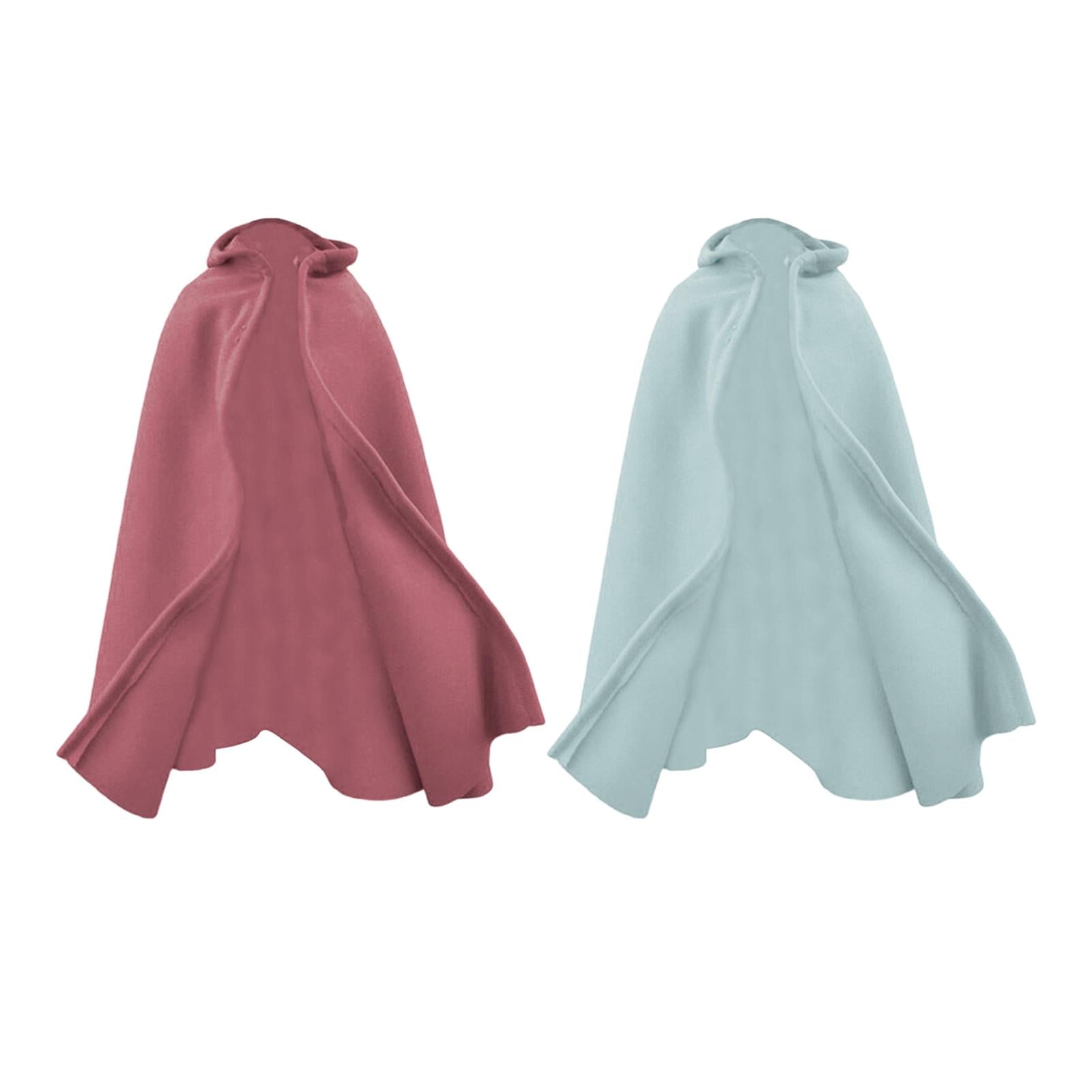 3x1:6 Scale Miniature Hoodie cloaks Cosplay Outfit for 12'' Action Figure Blue