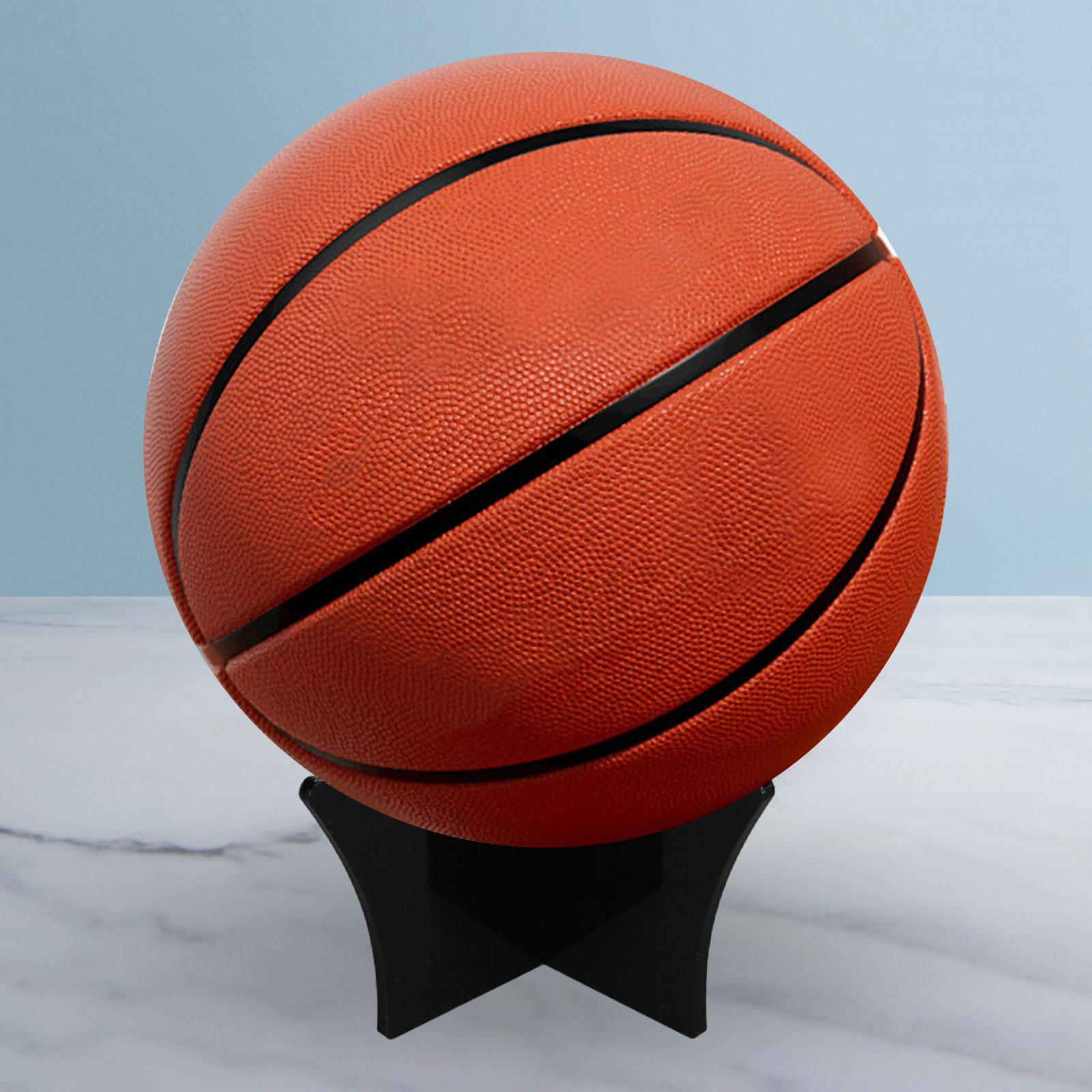 3xDisplay Holder Acrylic Ball Stand for Signed Autographed Ball Fans Gift Home Black
