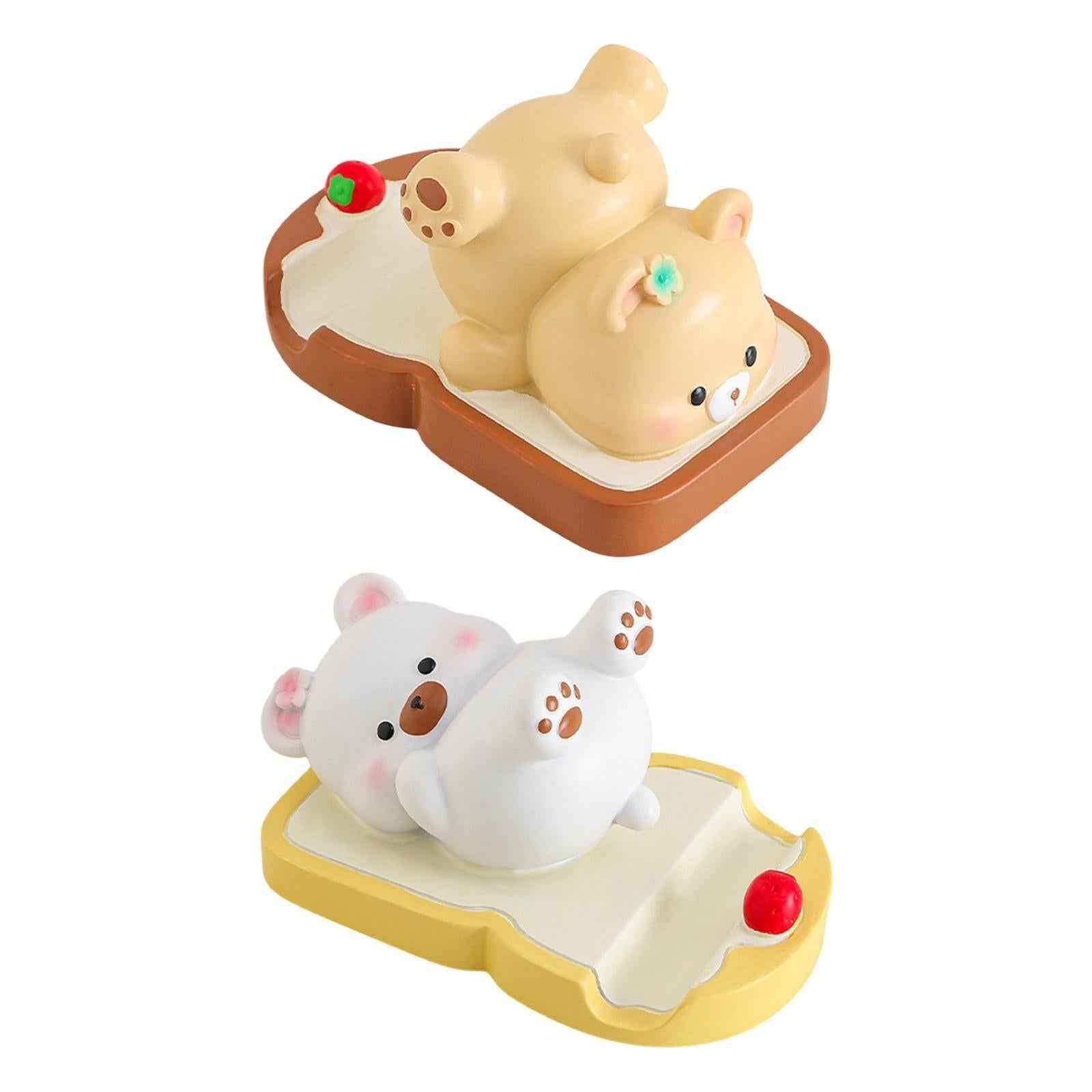 Cute Bear Cell Phone Stand Holder Lovely Phone Mount Unique Desk Phone Stand Inverted Bear