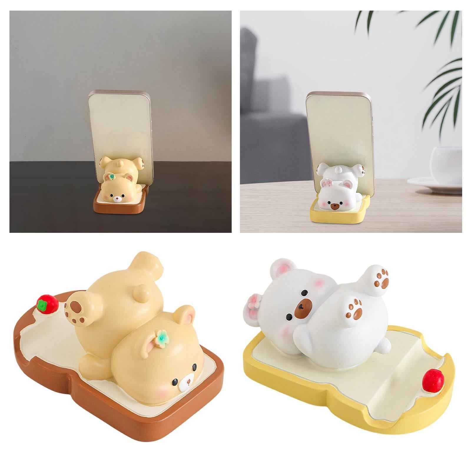 Cute Bear Cell Phone Stand Holder Lovely Phone Mount Unique Desk Phone Stand Inverted Bear