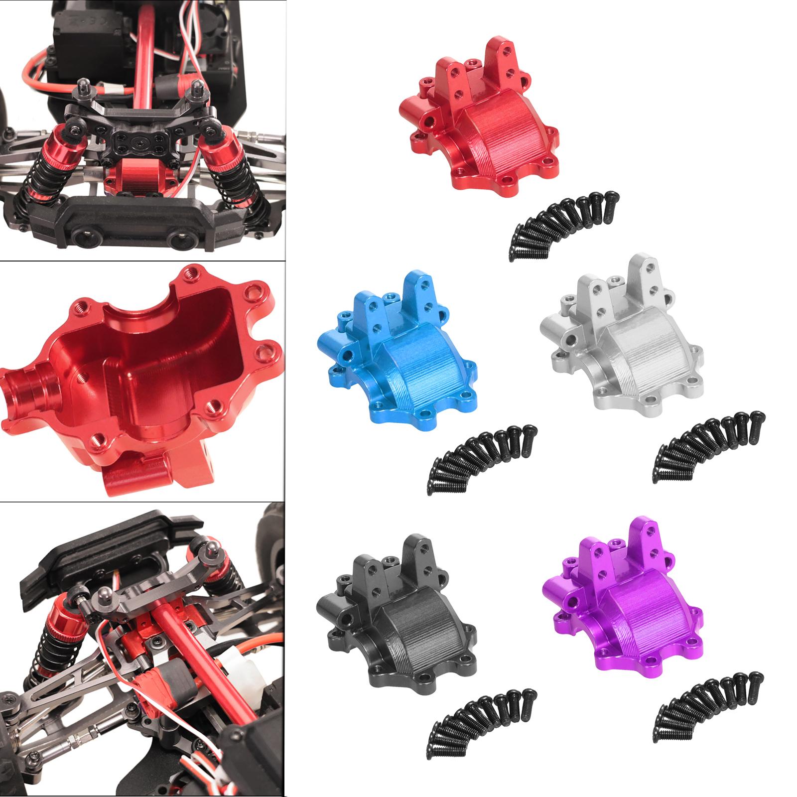 Aluminum Alloy Front Gear Box Cover for 1/14 H14BM 14210 14209 DIY Parts Red