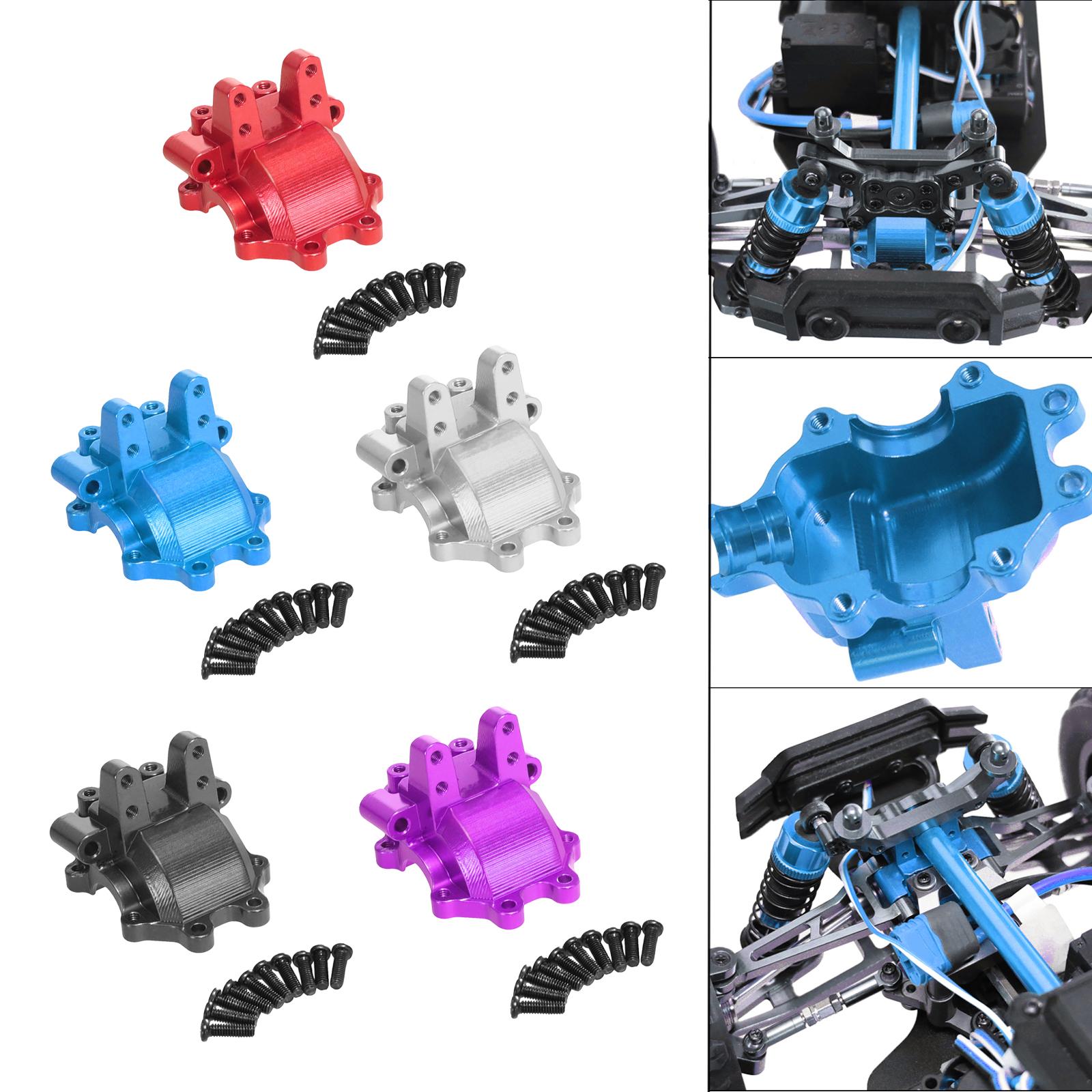 Aluminum Alloy Front Gear Box Cover for 1/14 H14BM 14210 14209 DIY Parts Red