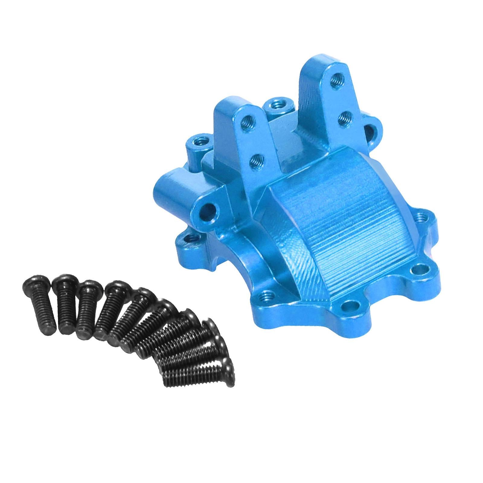 Aluminum Alloy Front Gear Box Cover for 1/14 H14BM 14210 14209 DIY Parts Blue