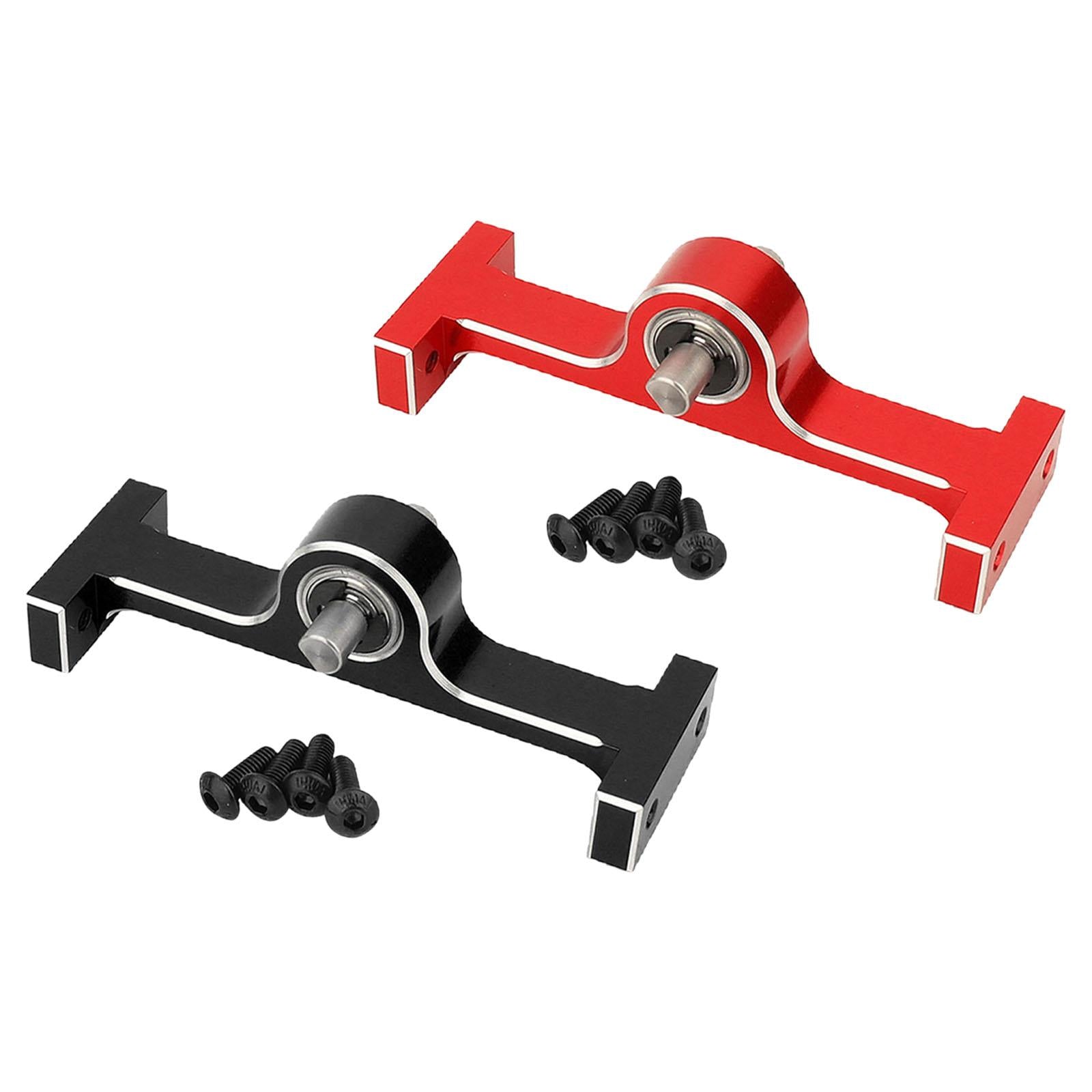 Aluminum Alloy RC Car Transfer Case Chassis Builder for 1/10 RC Rock Crawler Red