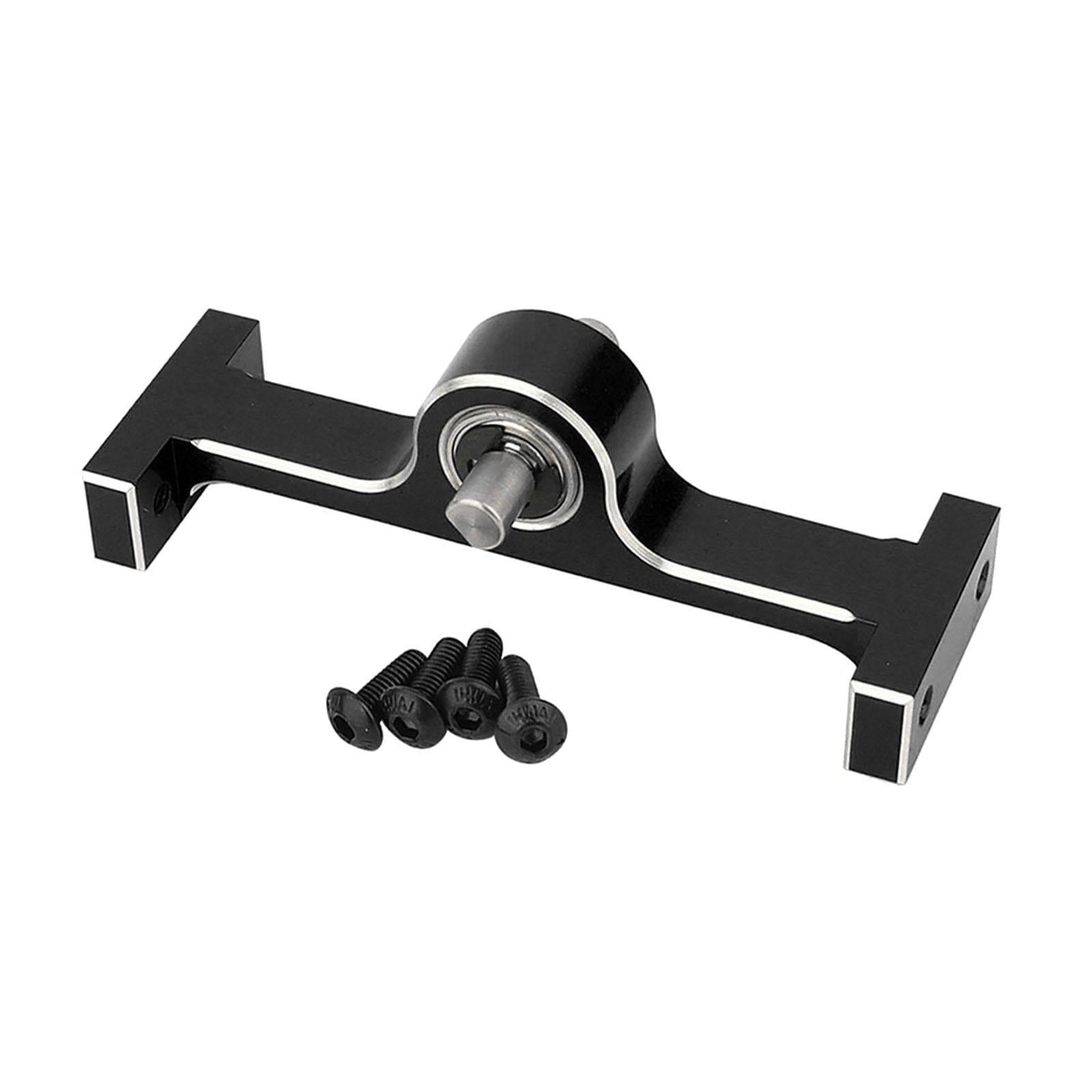 Aluminum Alloy RC Car Transfer Case Chassis Builder for 1/10 RC Rock Crawler Black