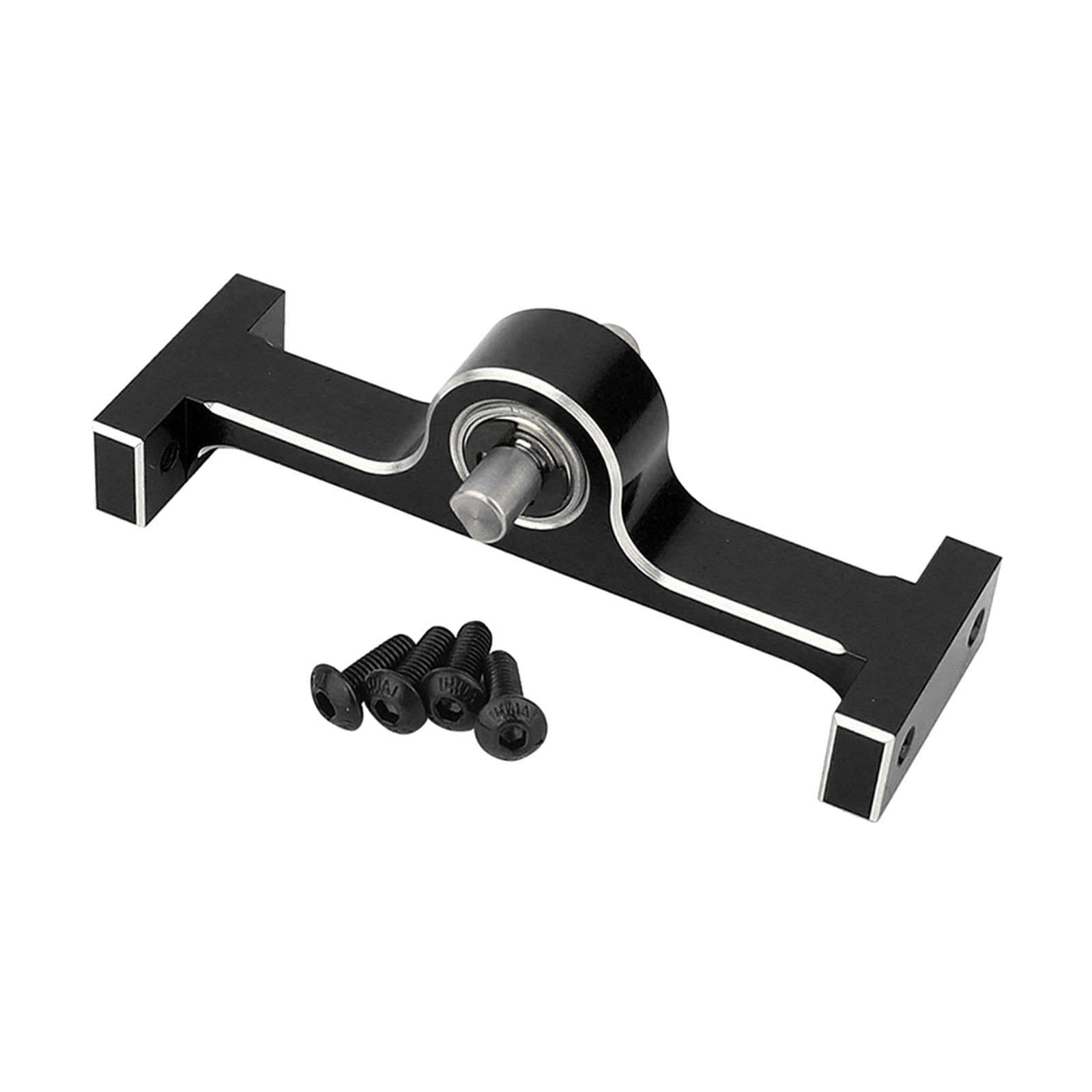 Aluminum Alloy RC Car Transfer Case Chassis Builder for 1/10 RC Rock Crawler Black