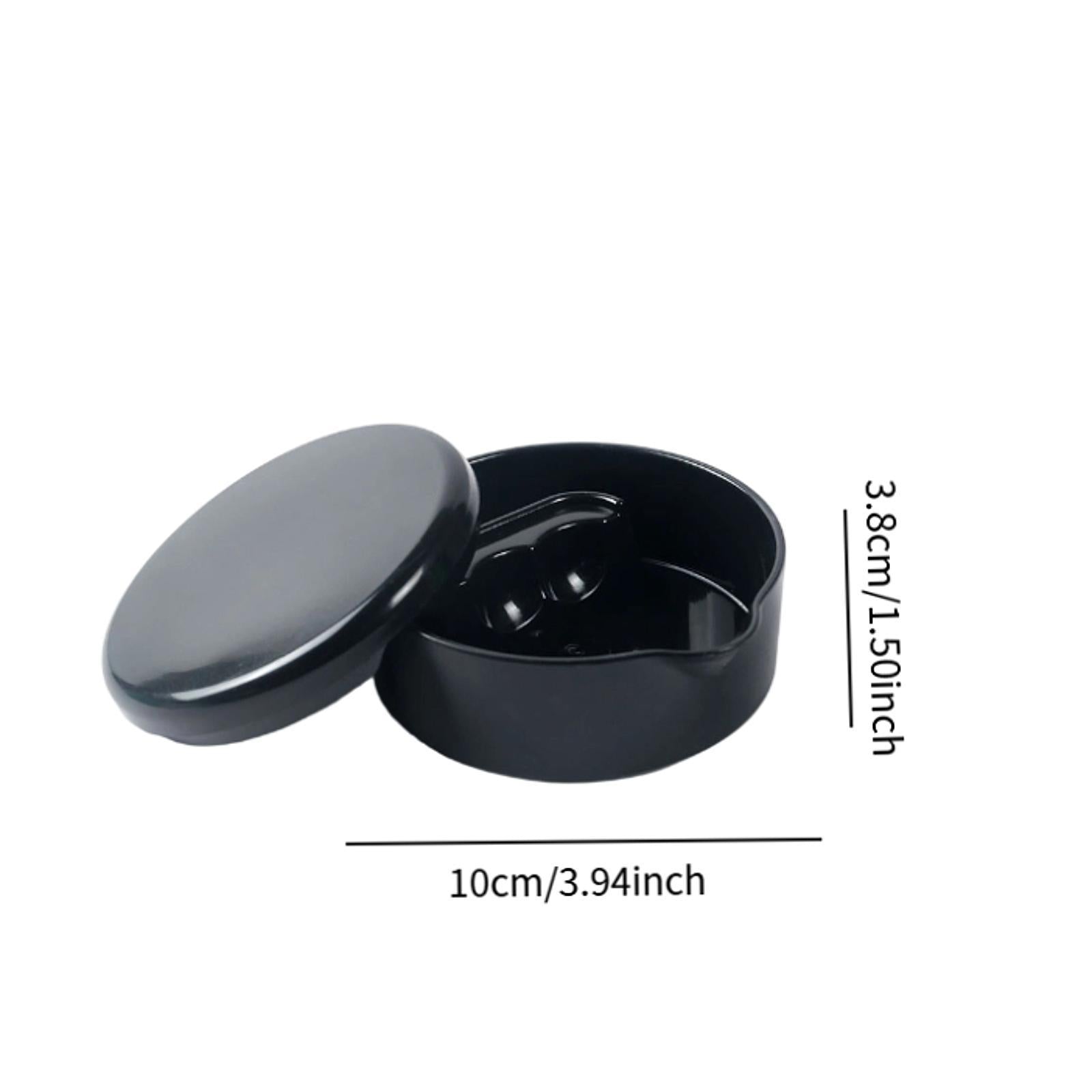 Calligraphy Inkstone Professional Multifunctional Practice Tool Ink Well Dish Black