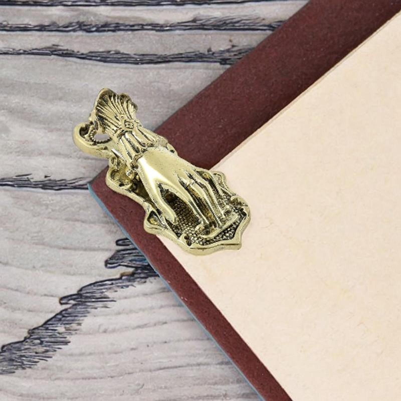 Book Mark Reading Accessories Reading Marker for Reading Lovers Teens Binder bronze
