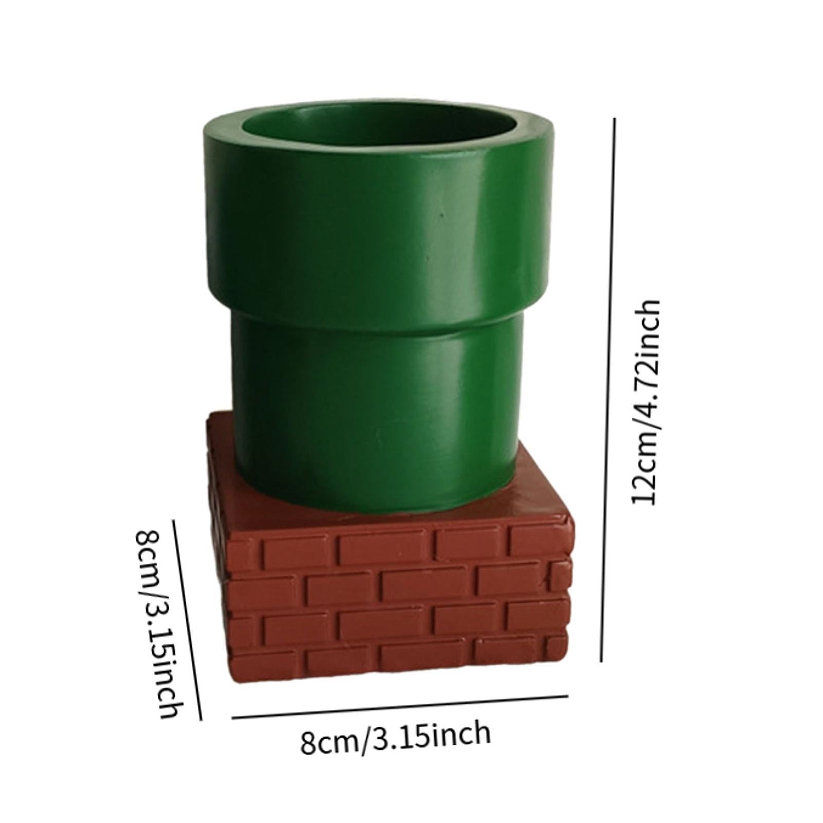 Desk Pen Holder Tube Shaped Pencil Holder Cup for Pens Pencils Desktop Decor