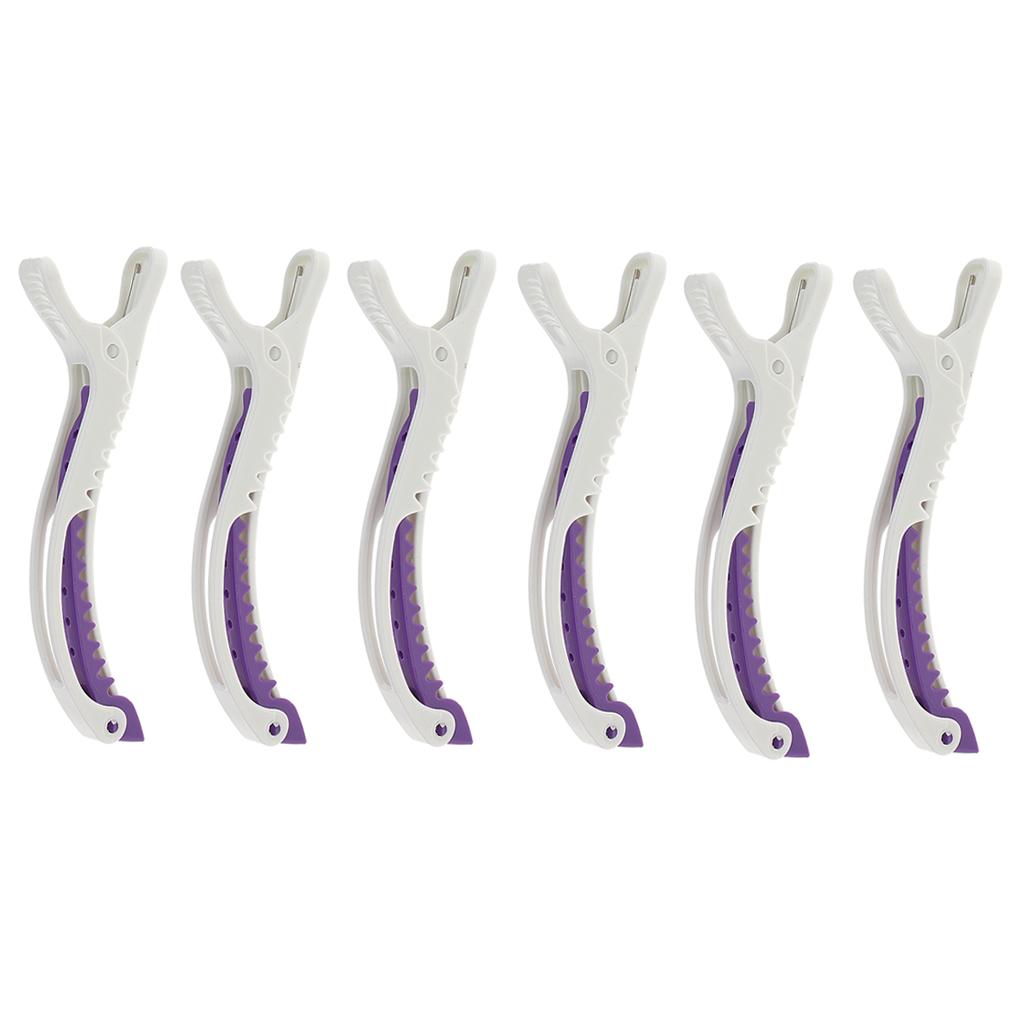 4x6Piece Hair Sectioning Clamps Clips Salon Hairdressing Styling Tools #4