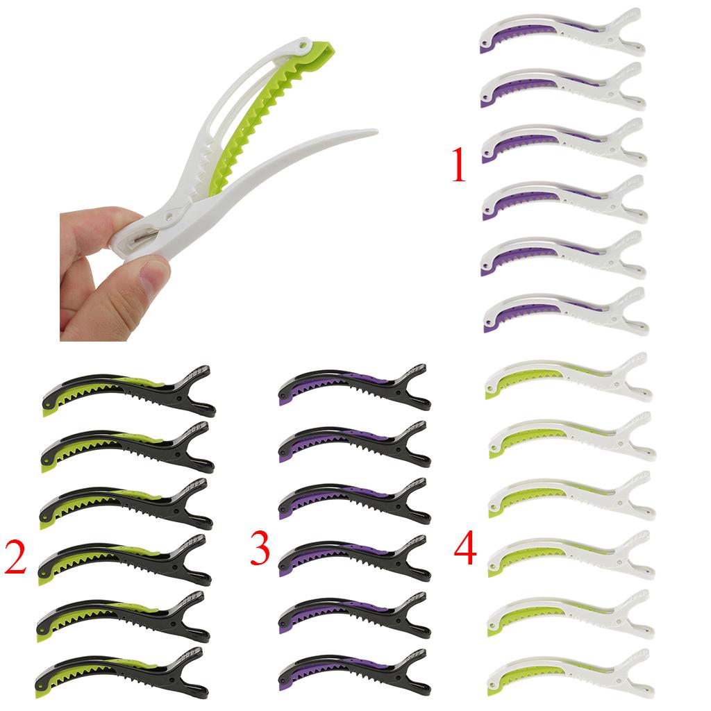 3x6Piece Hair Sectioning Clamps Clips Salon Hairdressing Styling Tools #4