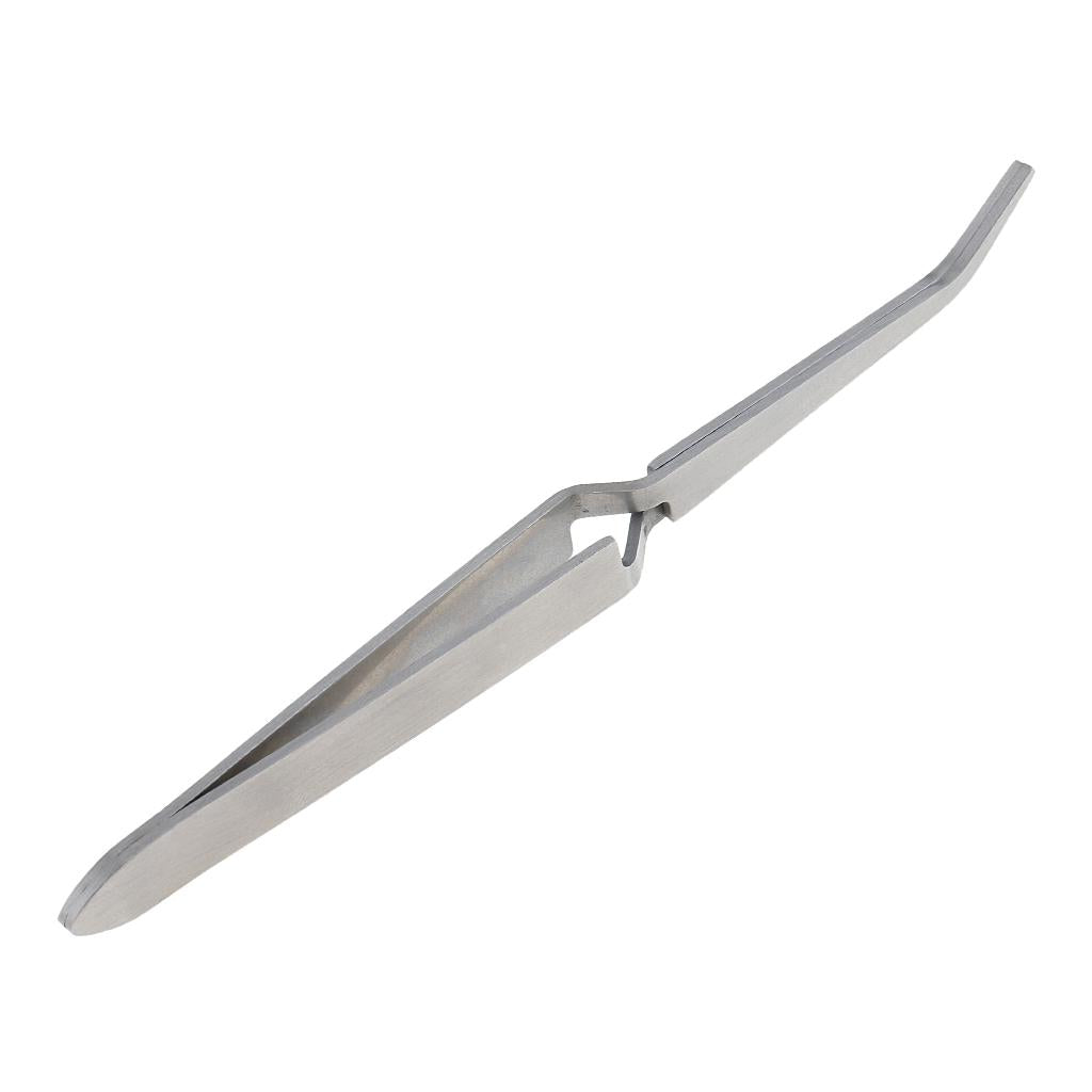 4xStainless Steel Nail Repair-Clamp Tweezer Cotton Balls Pincher Acne Remover