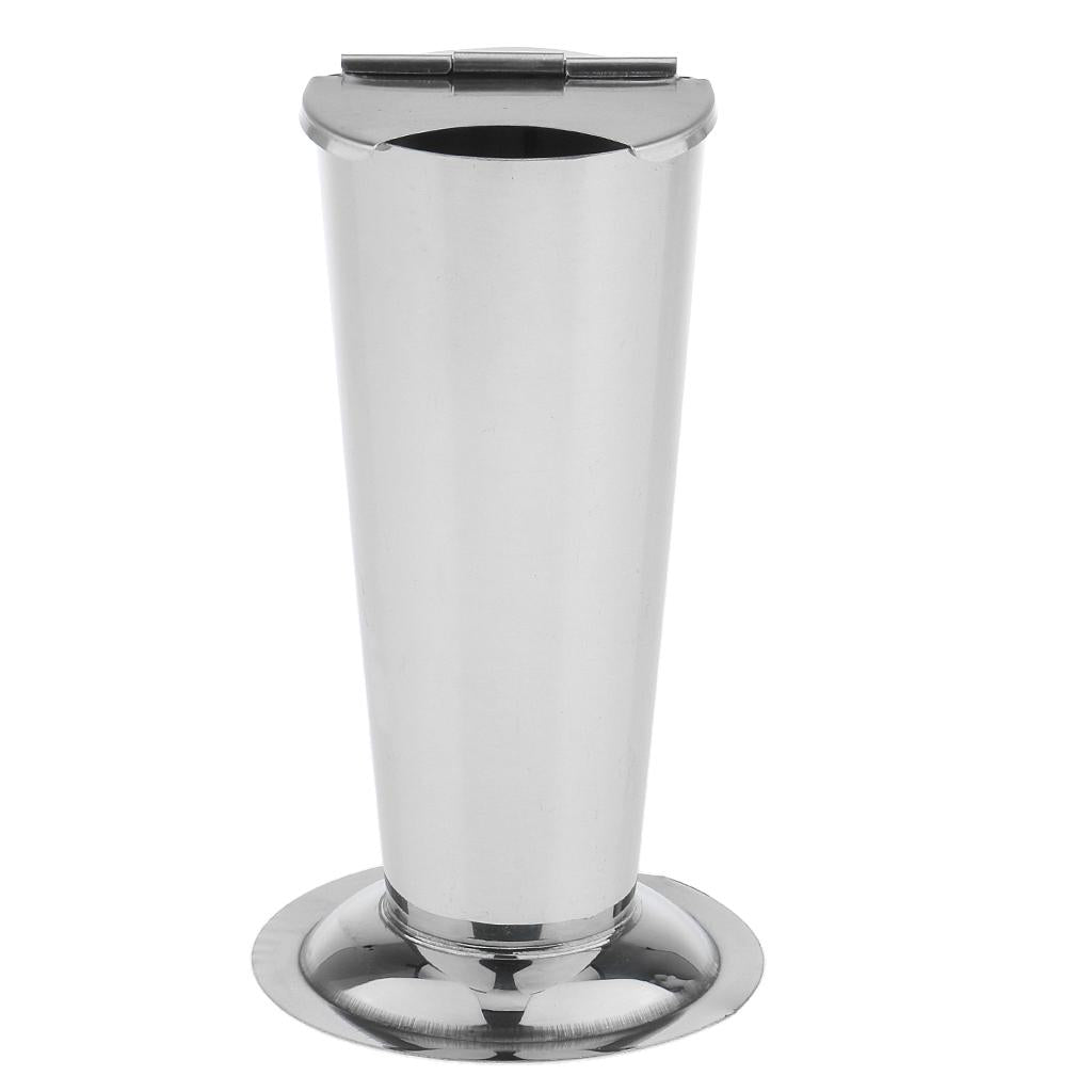 2 Pieces Dental Stainless Steel Jar Holder for Forceps Tweezers Plier