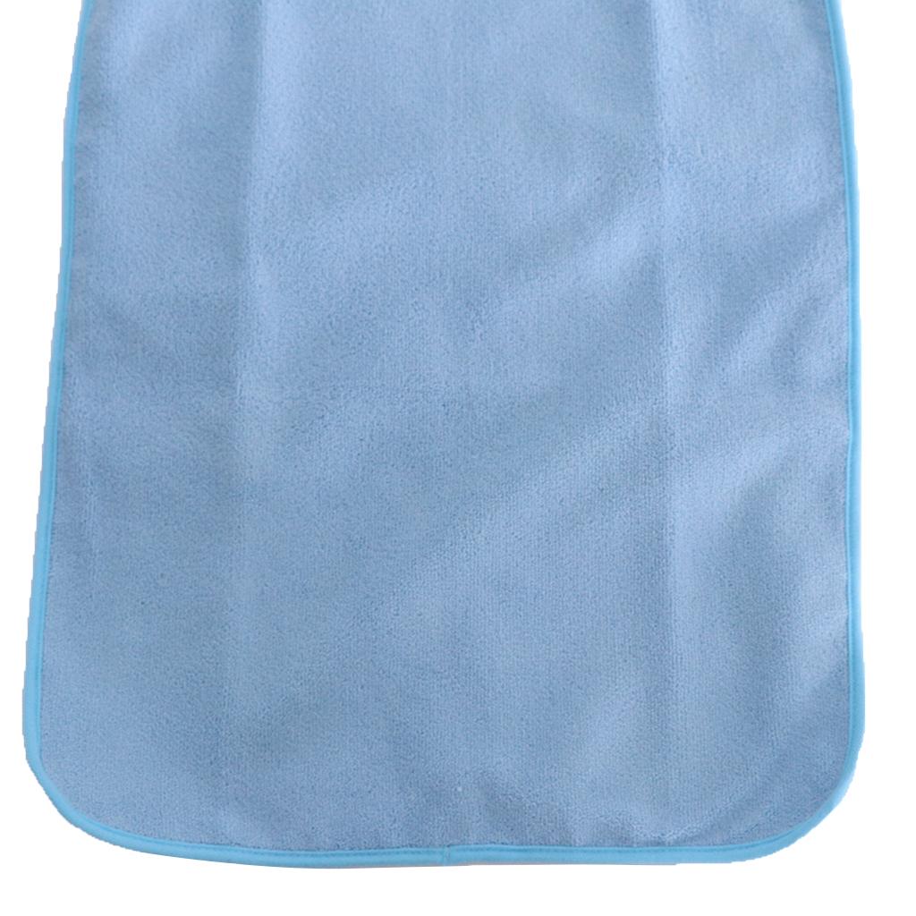 2 Pieces Waterproof Adult Terry Cloth Mealtime Bib Disability Apron Washable