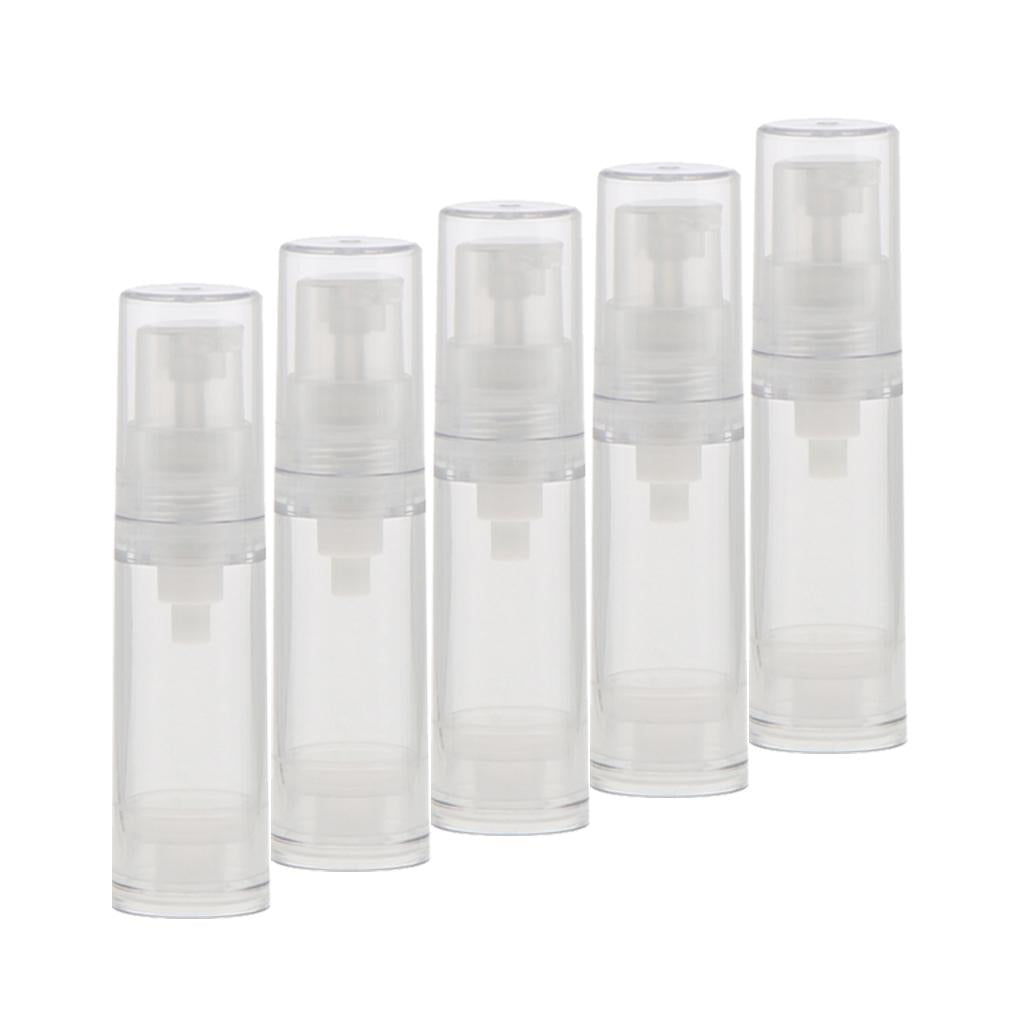 10 Pieces Pump Empty Airless Tubes Cosmetic Cream Lotion Serum Bottles