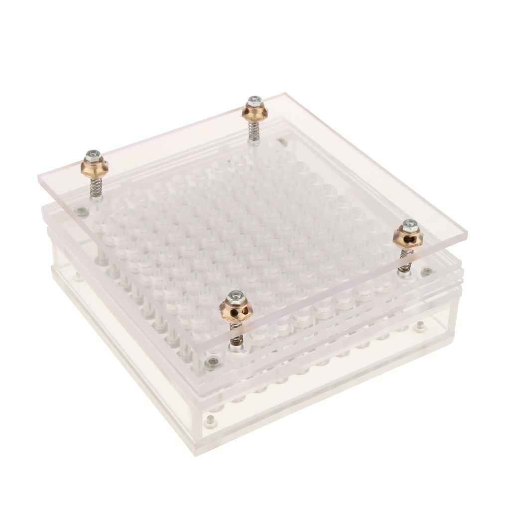 100 Holes Empty Capsule Plates Holder Vitamins Coffee Powder Manual Filling Capsules Tool for Size 00#
