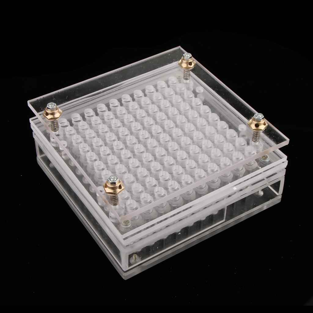 100 Holes Empty Capsule Plates Holder Vitamins Coffee Powder Manual Filling Capsules Tool for Size 00#