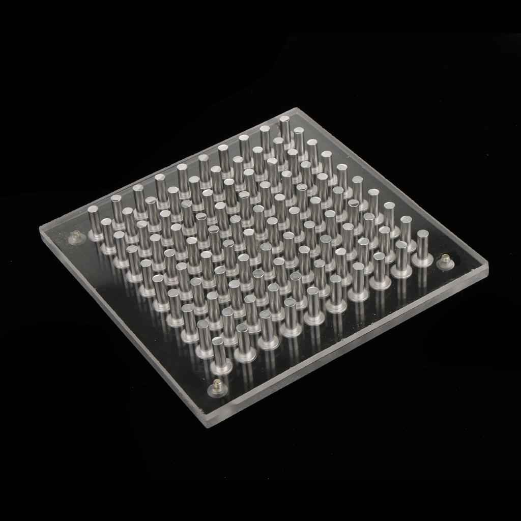 100 Holes Empty Capsule Plates Holder Vitamins Coffee Powder Manual Filling Capsules Tool for Size 00#