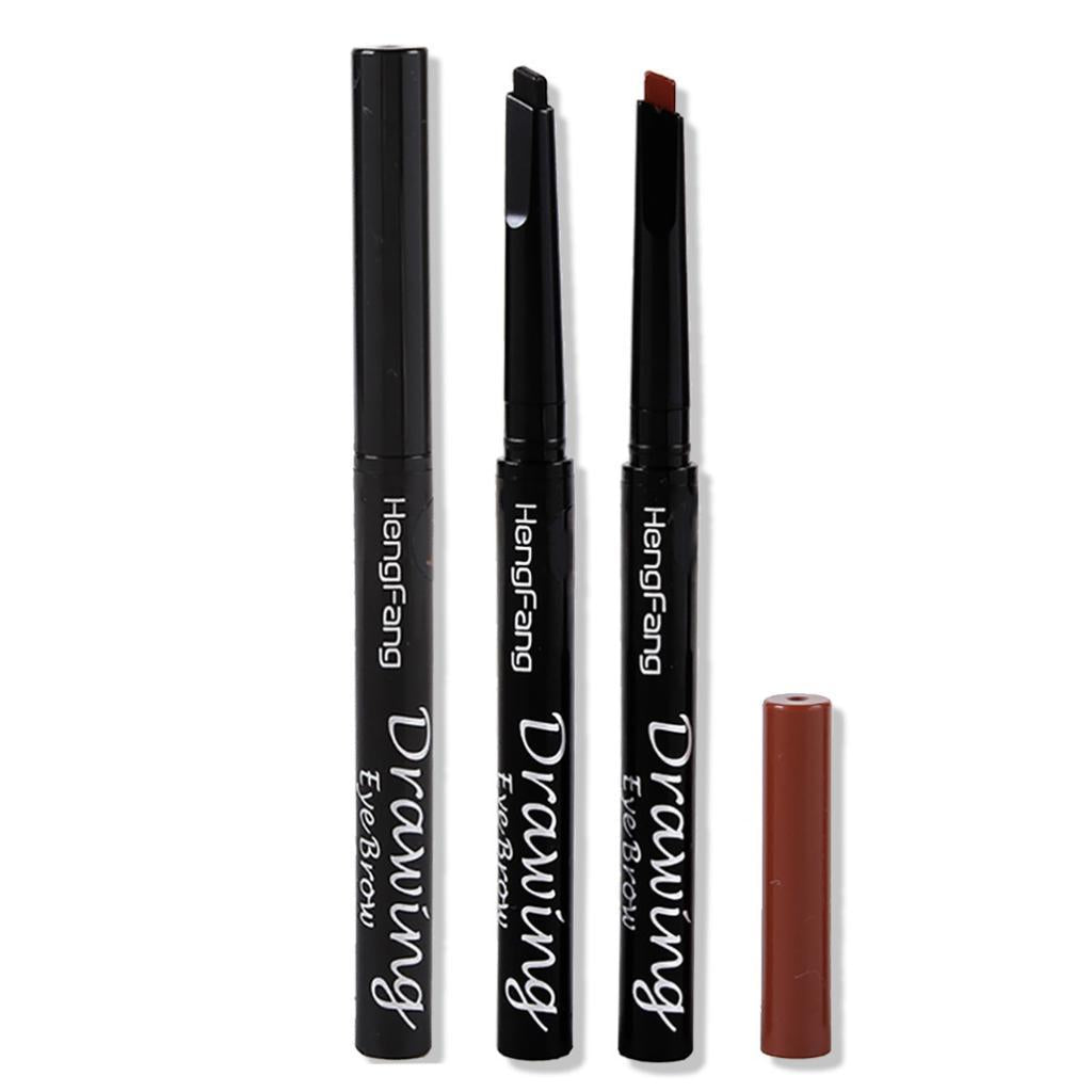 2xEyebrow Definition Enhancer Automatic Rotary Pencil Waterproof Makeup Tool B