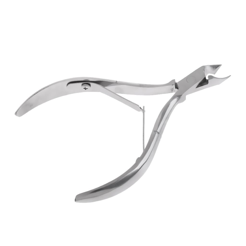 4xSilver Nail Art Cuticle Clipper Trimmer Dead Skin Nipper Manicure Pedicure