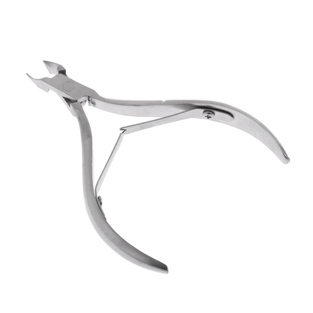 4xSilver Nail Art Cuticle Clipper Trimmer Dead Skin Nipper Manicure Pedicure