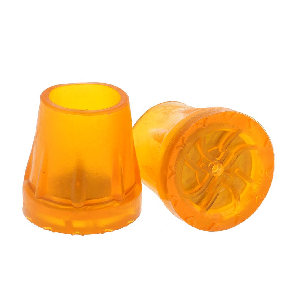 3x2pcs Anti-skid Stable Shock Absorb Walking Stick End Crutch Cane Rubber Tips 32mm