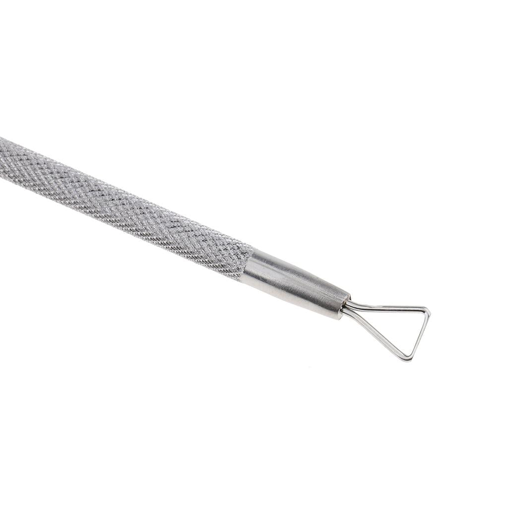 4xNail Art UV Gel Polish Remover Triangle Stick Cuticle Pusher Manicure Tool