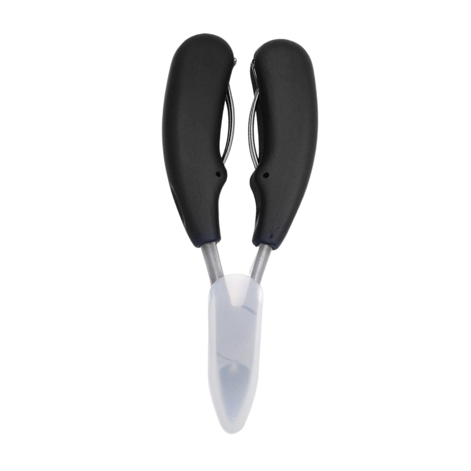 3xSteel Nail Cuticle Cutter Toenails Ingrown Clipper Trimmer Plier Black