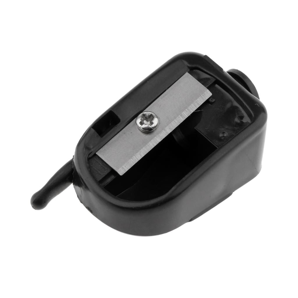 4xMakeup Cosmetic Pencil Sharpener Shaver for Eyebrow Lip Liner Eyeliner Black