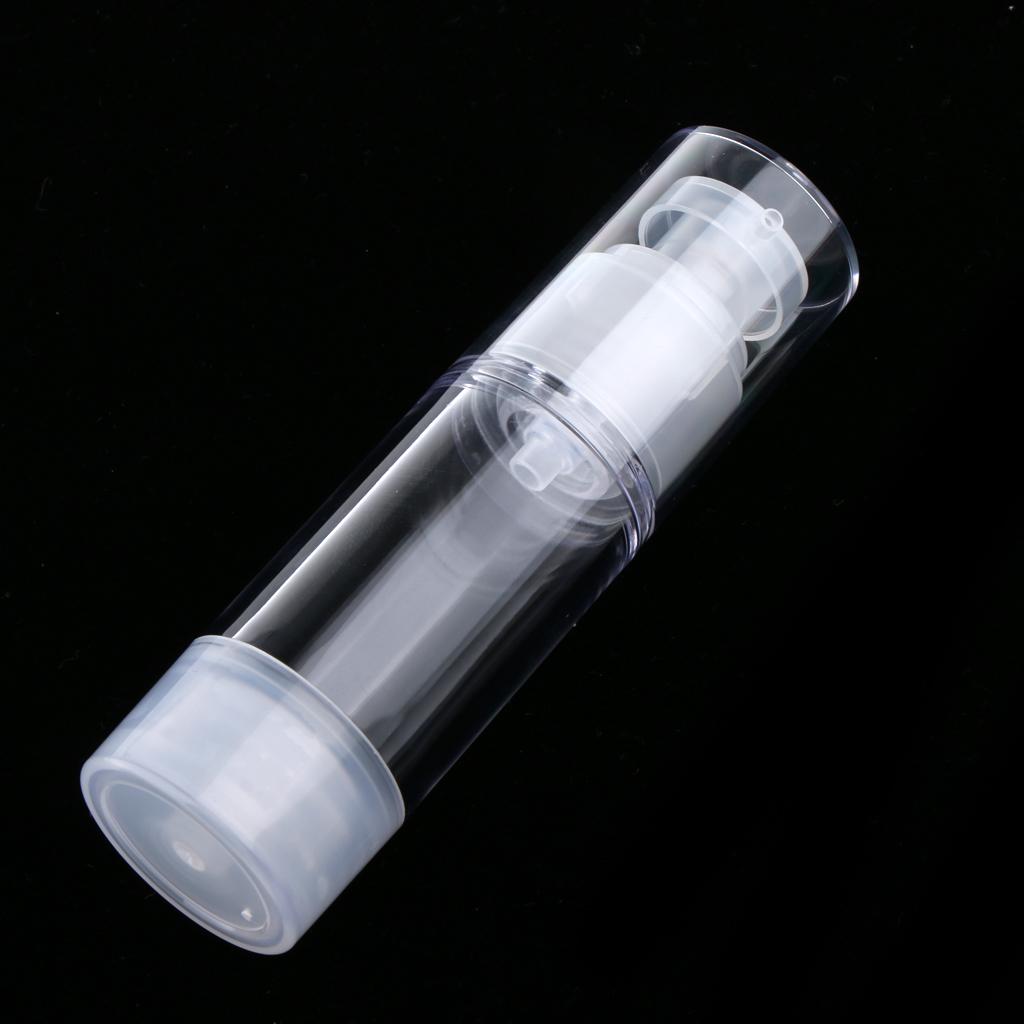4x2 Pieces Empty Lotion Cosmetic Cream Bottles Airless Pump Dispenser 30ml