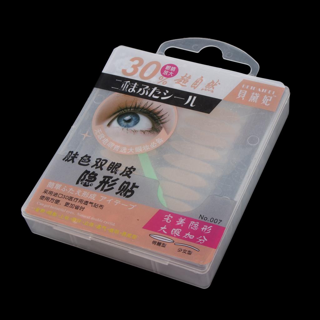 3x200x Invisible Fiber Double Eyelid Lift Strips Tape Adhesive Stickers Wide