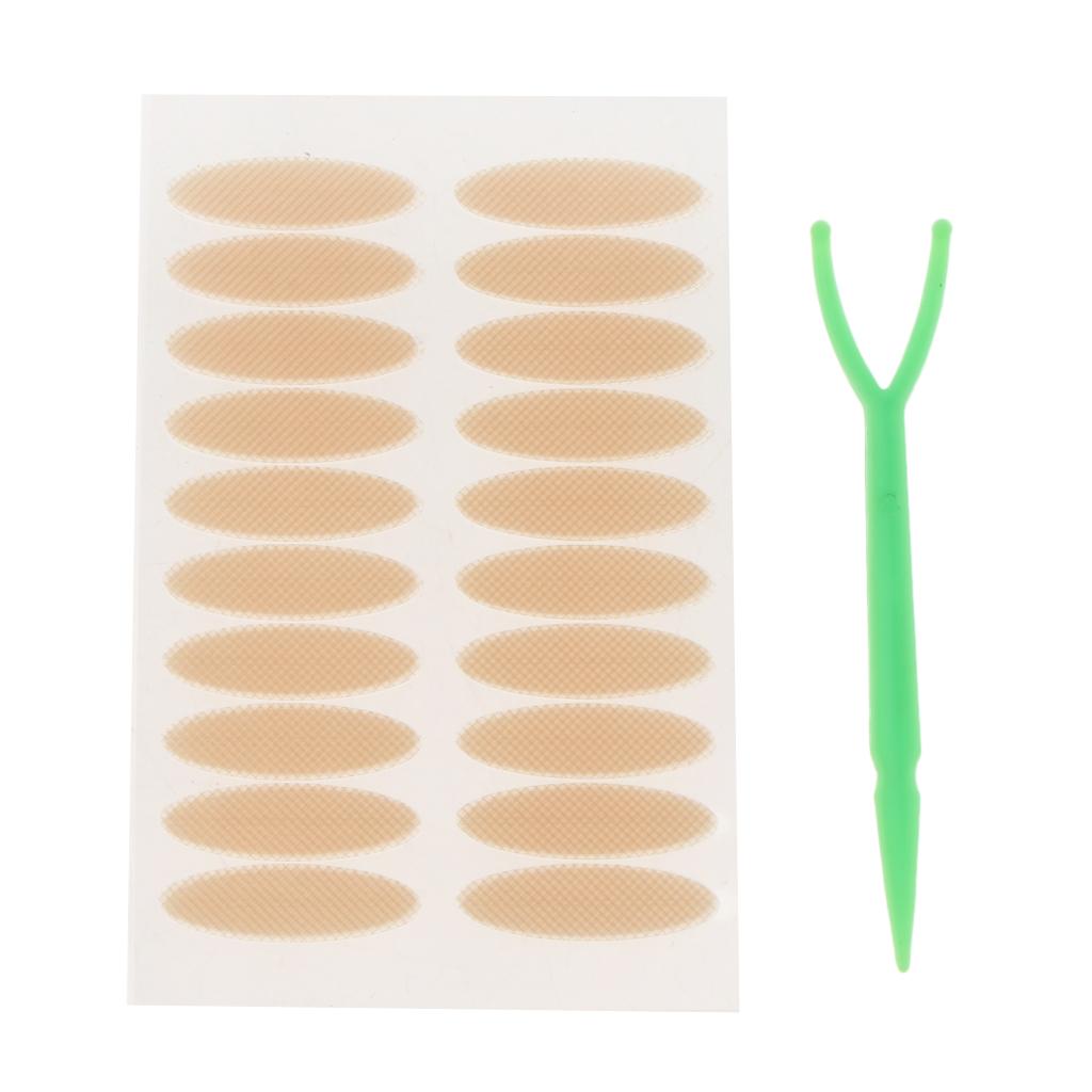 2x200x Invisible Fiber Double Eyelid Lift Strips Tape Adhesive Stickers Wide