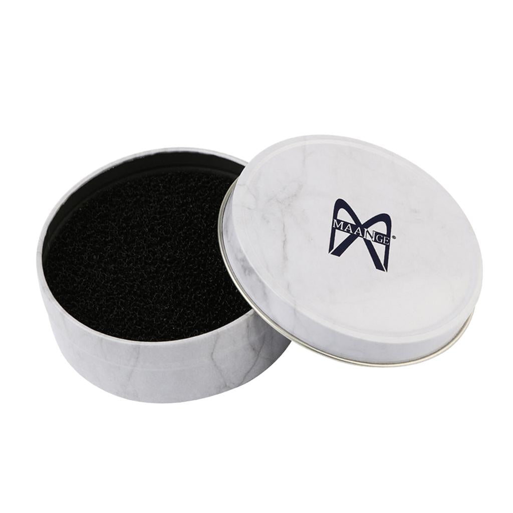 2xMakeup Brush Color Cleaner Sponge Remover Make up Brushes Cleaning Mat Box White
