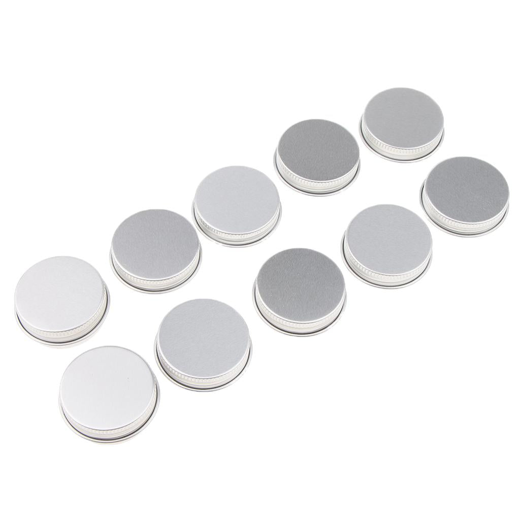 20pcs Aluminium Lip Balm Tin Pots Cosmetic Cream Jars Bottle Container
