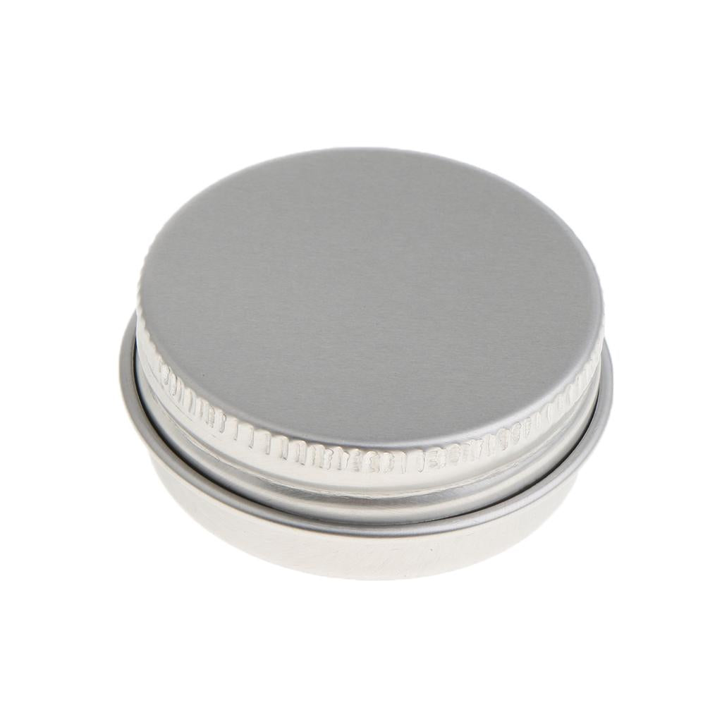 20pcs Aluminium Lip Balm Tin Pots Cosmetic Cream Jars Bottle Container