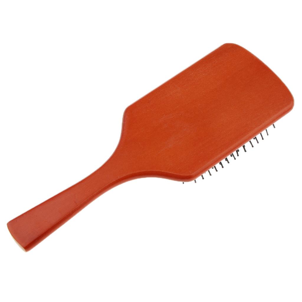 Air Cushion Scalp Massage Hairbrush Hair Care Wooden Detangling Comb&Cleaner
