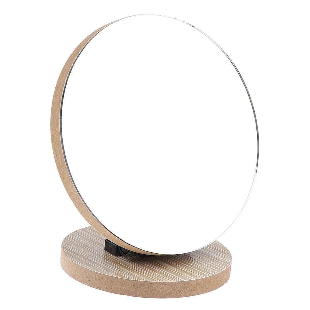 Folding HD Cosmetic Tabletop Desk Top Makeup Mirrors Travel 2 Size 12.5 cm