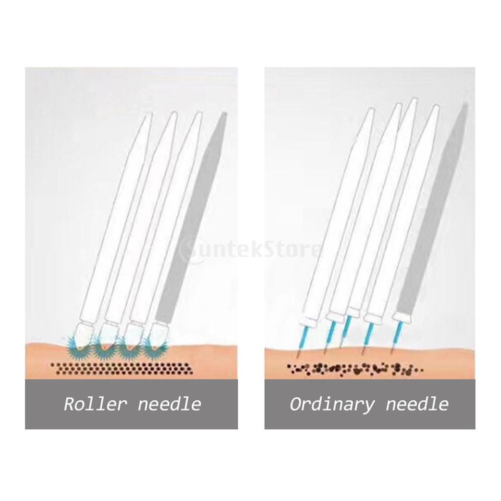 10pcs Roller Eyebrow Microblading Needles Eye Brow Tattoo Blades Makeup Tool